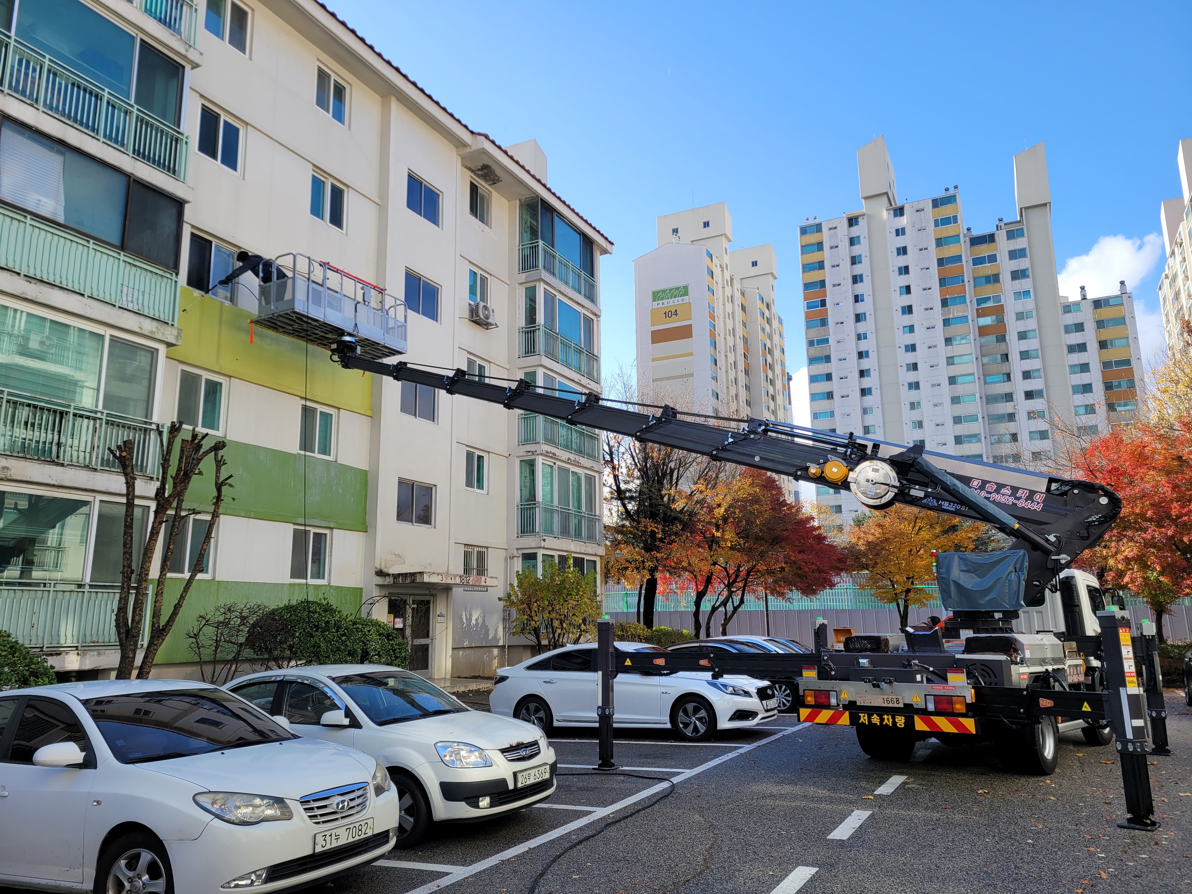 창동주공 18단지 아파트 — 아파트 외벽