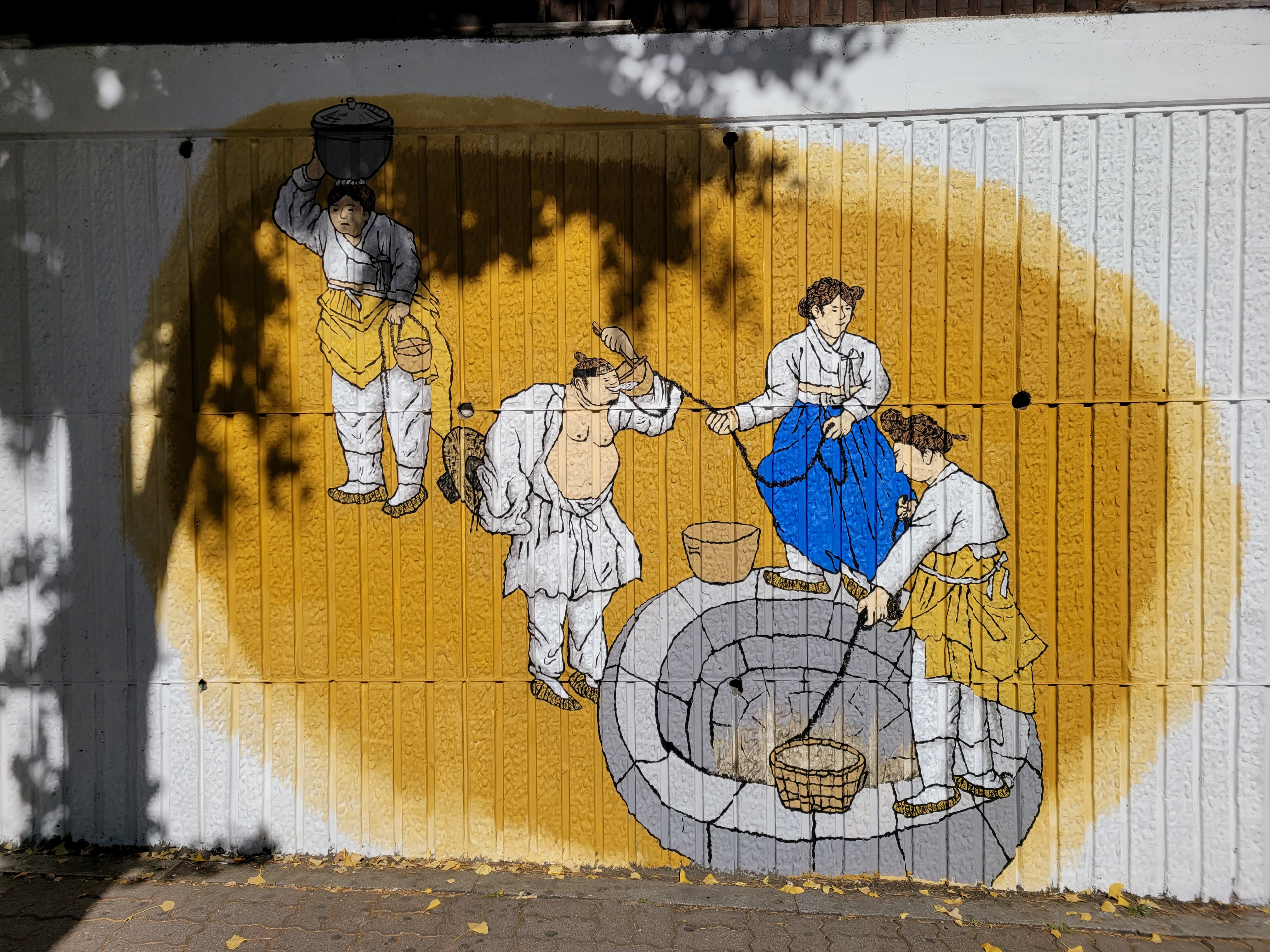 안산 래미안 — 단지 외부 벽화 복원