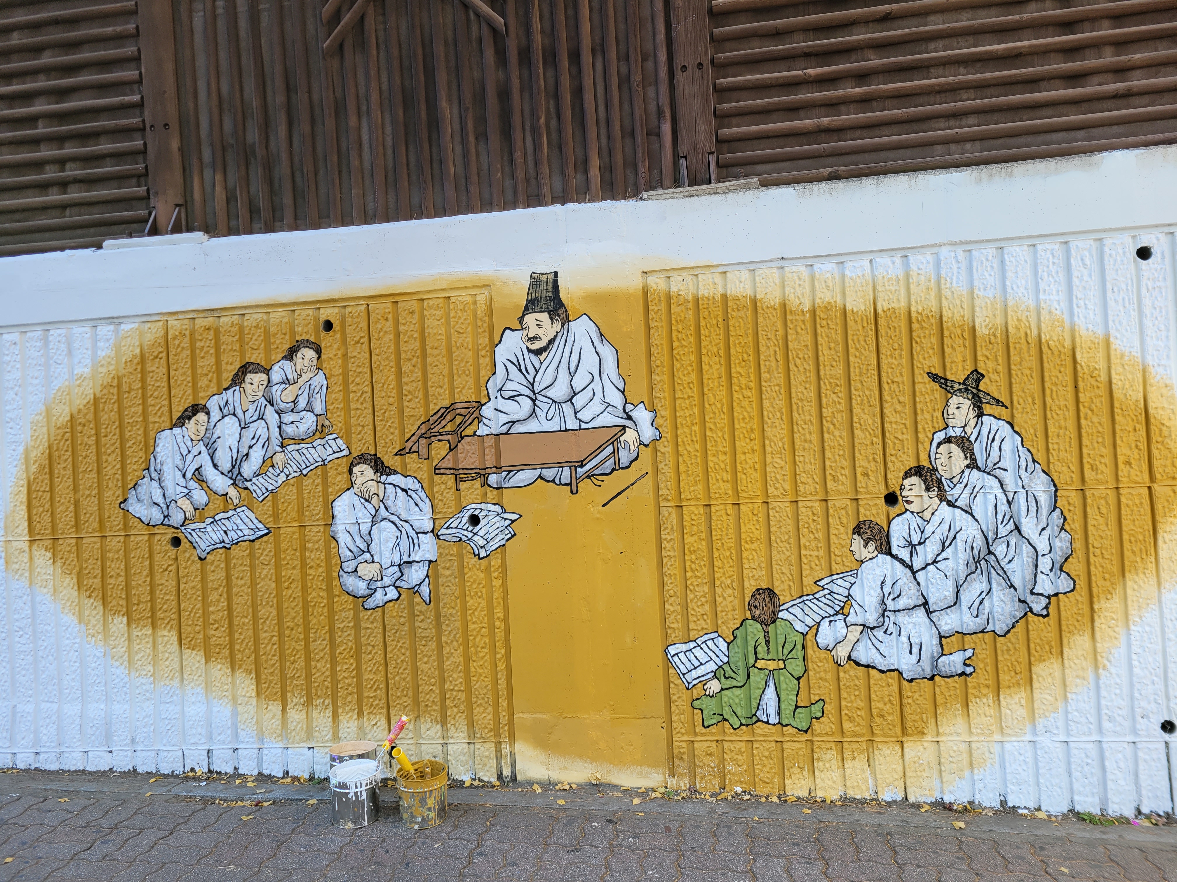 안산 래미안 — 단지 외부 벽화 복원