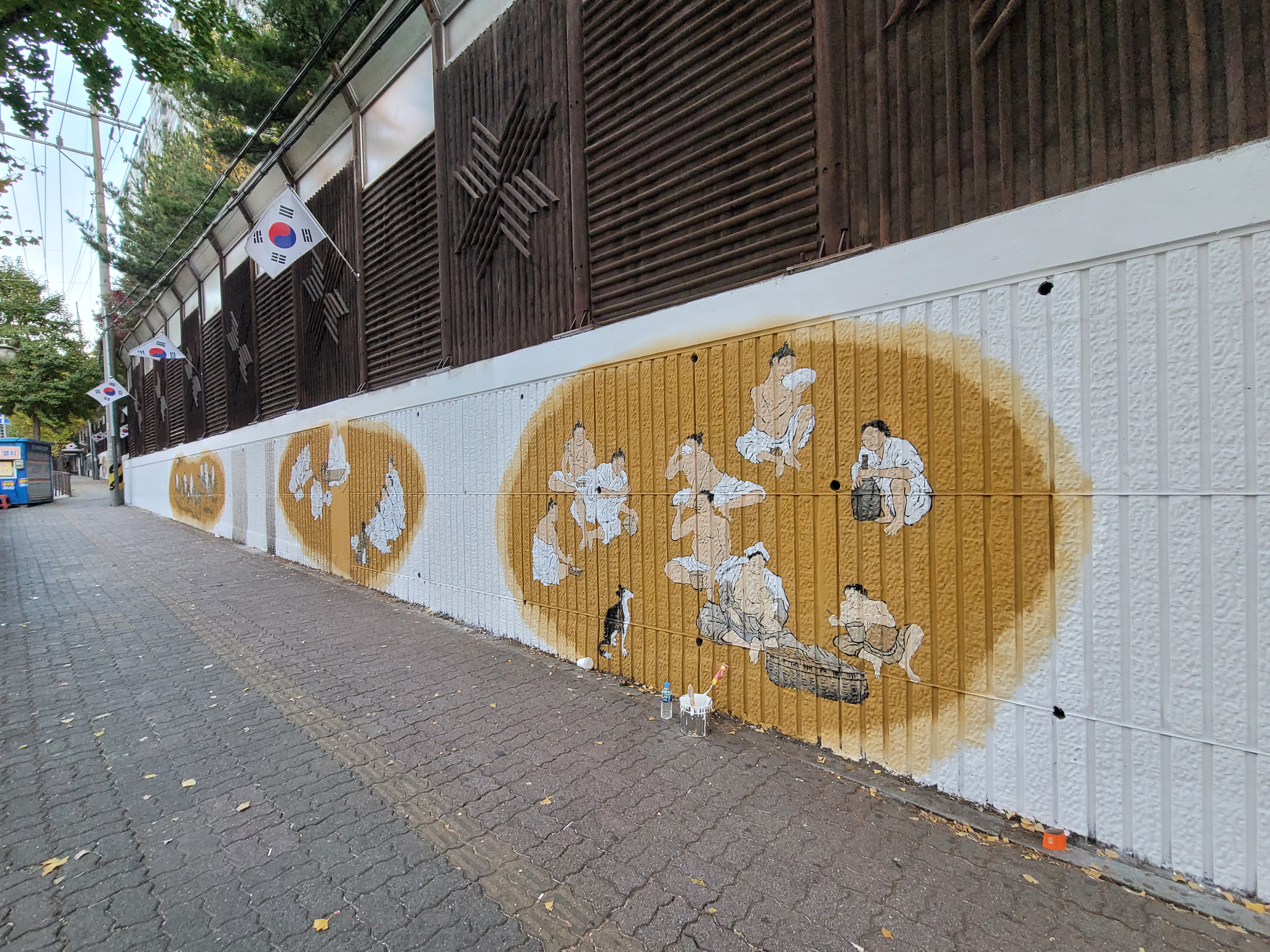 안산 래미안 — 단지 외부 벽화 복원