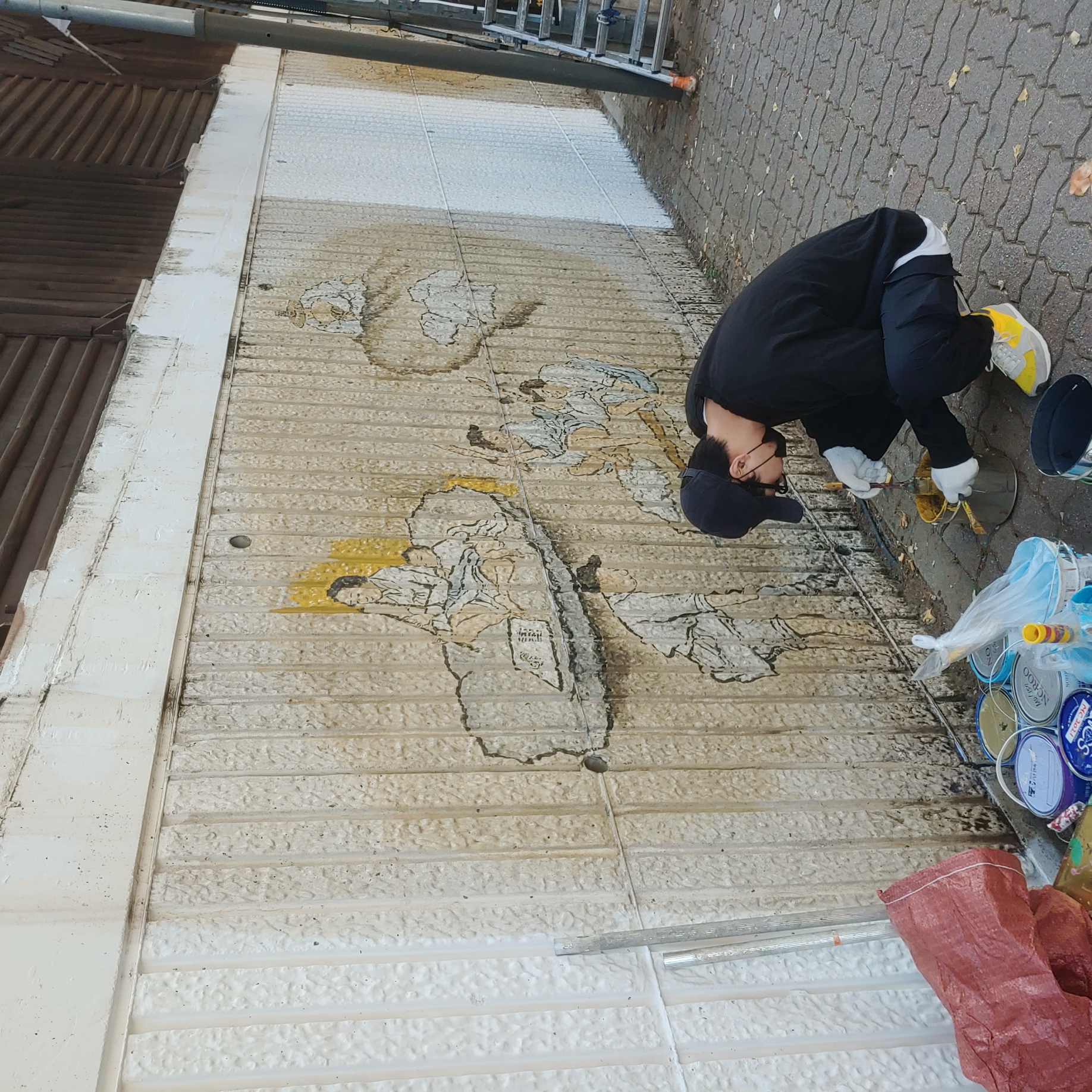 안산 래미안 — 단지 외부 벽화 복원