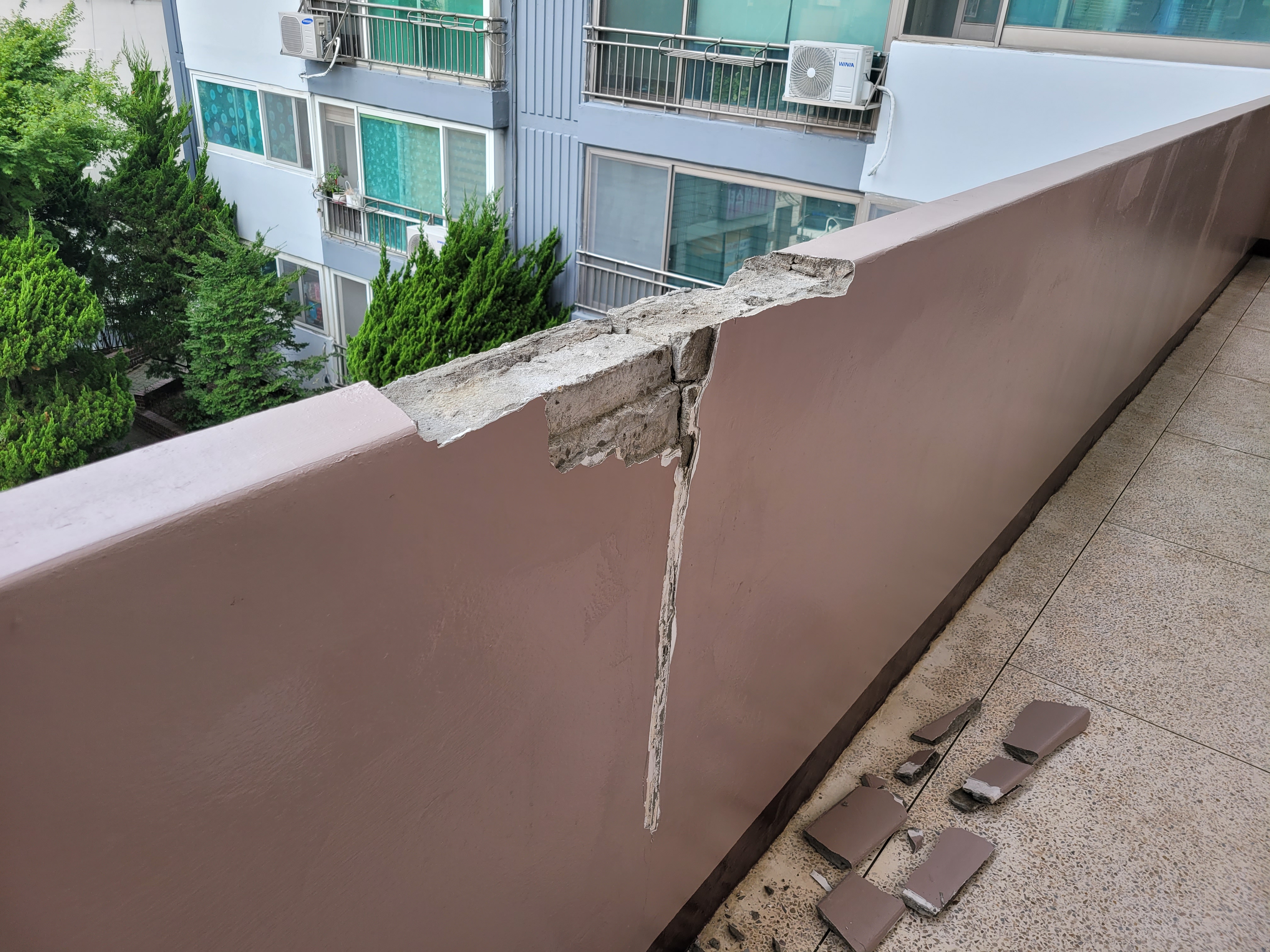 상계 주공아파트 — 아파트 도장