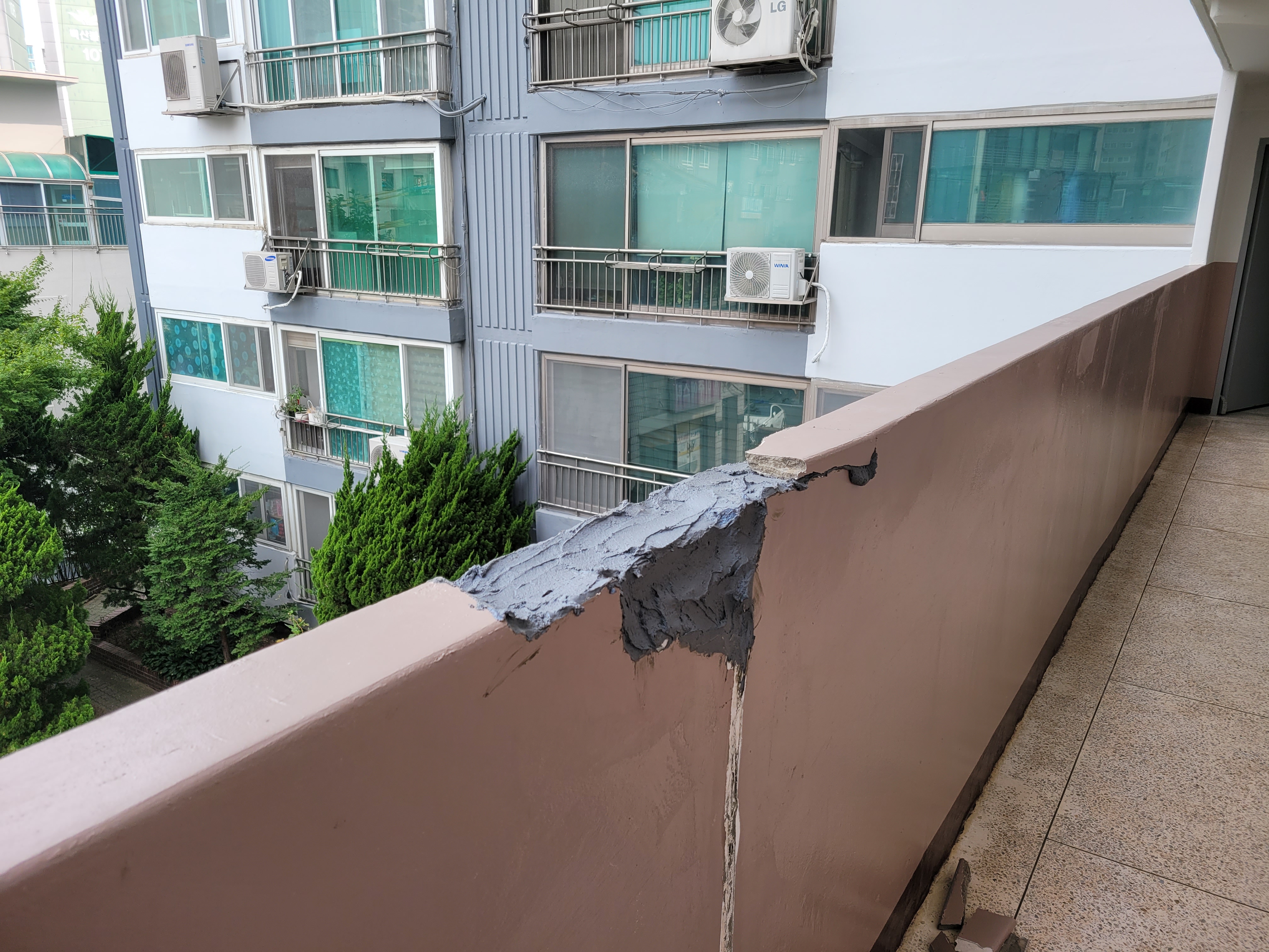 상계 주공아파트 — 아파트 도장