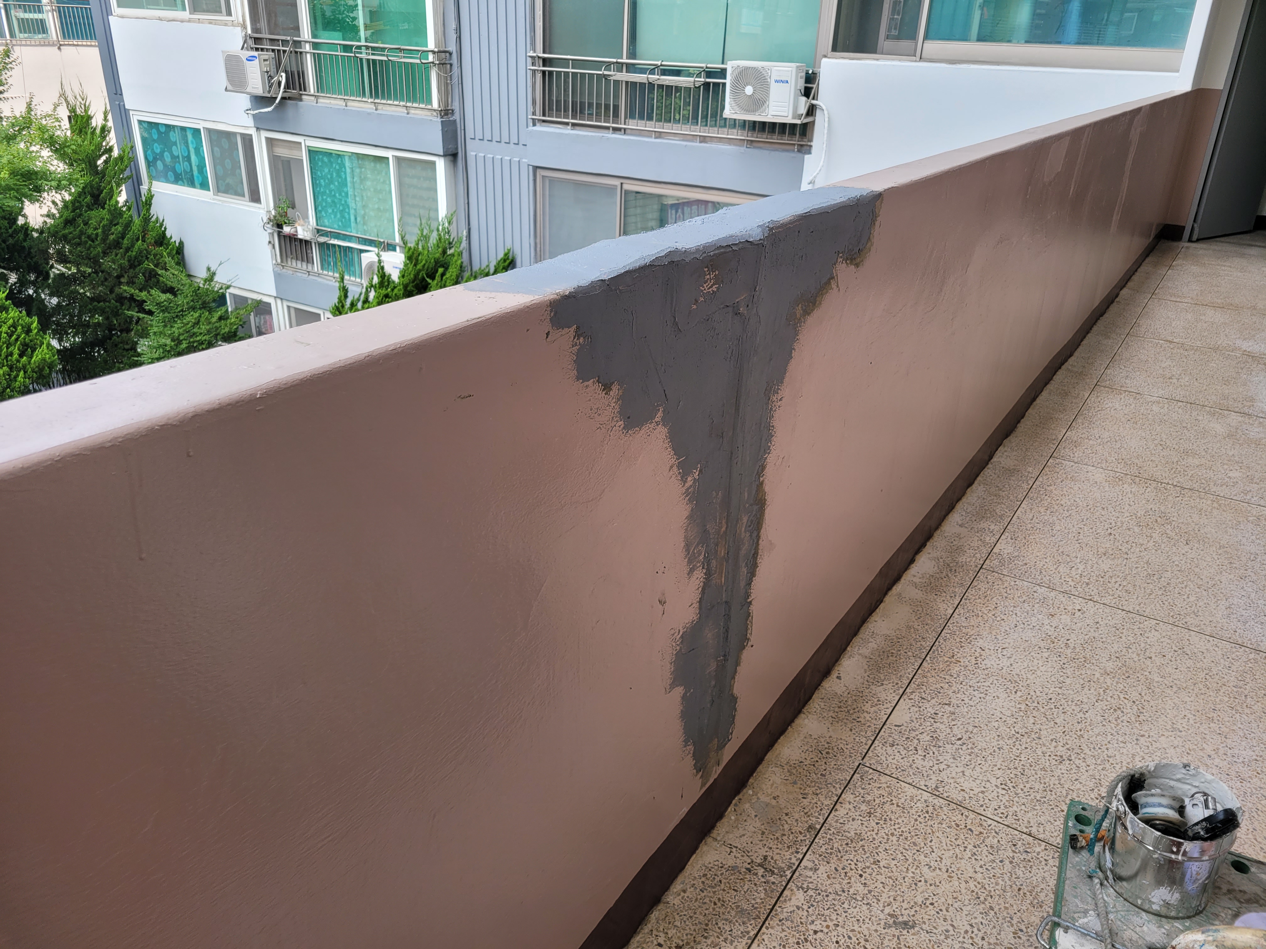 상계 주공아파트 — 아파트 도장