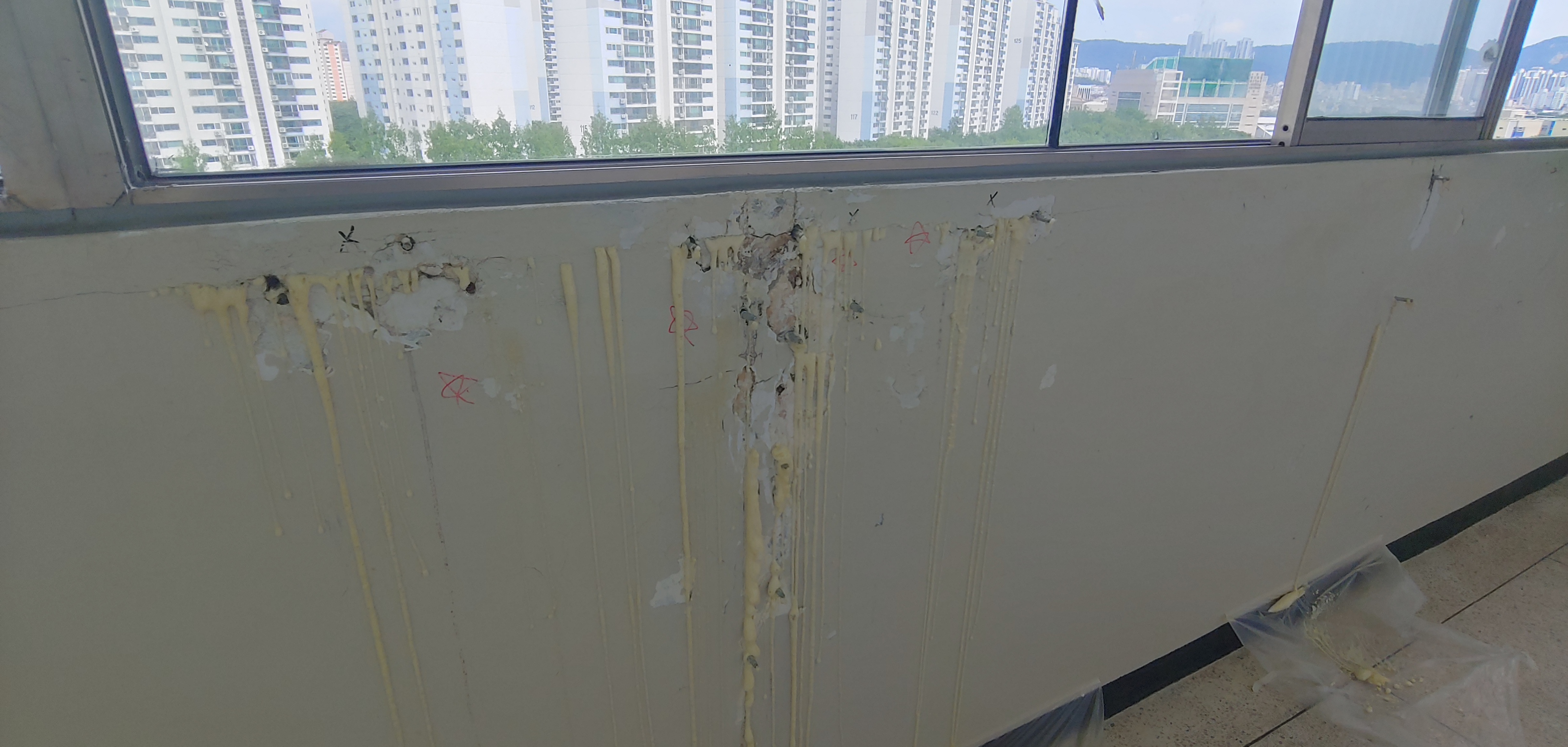 석관동 중앙하이츠 — 내부 방수 및 재도장