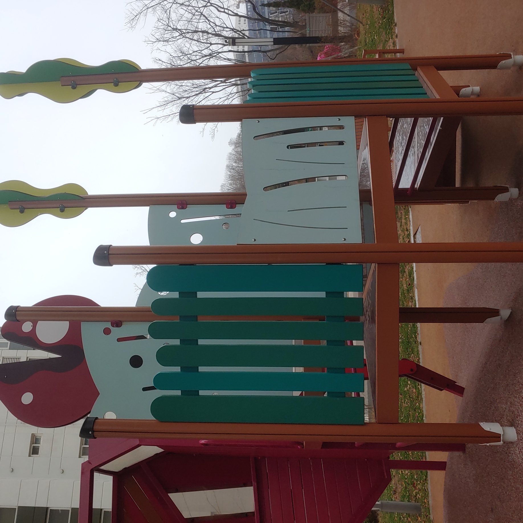 배곧이지더원 — 놀이터 시설물 재도장