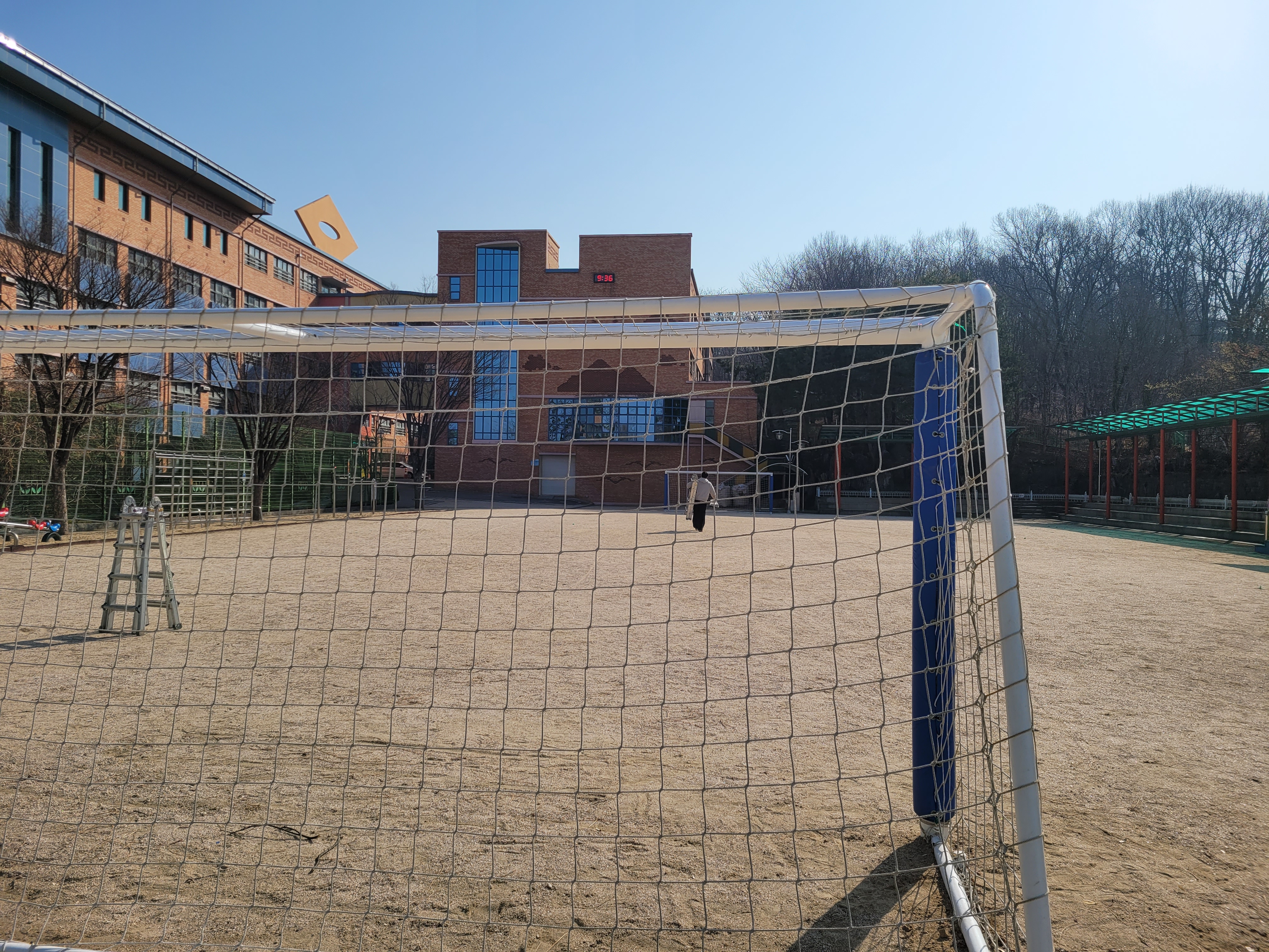 고양 토당초등학교 골대 재도장