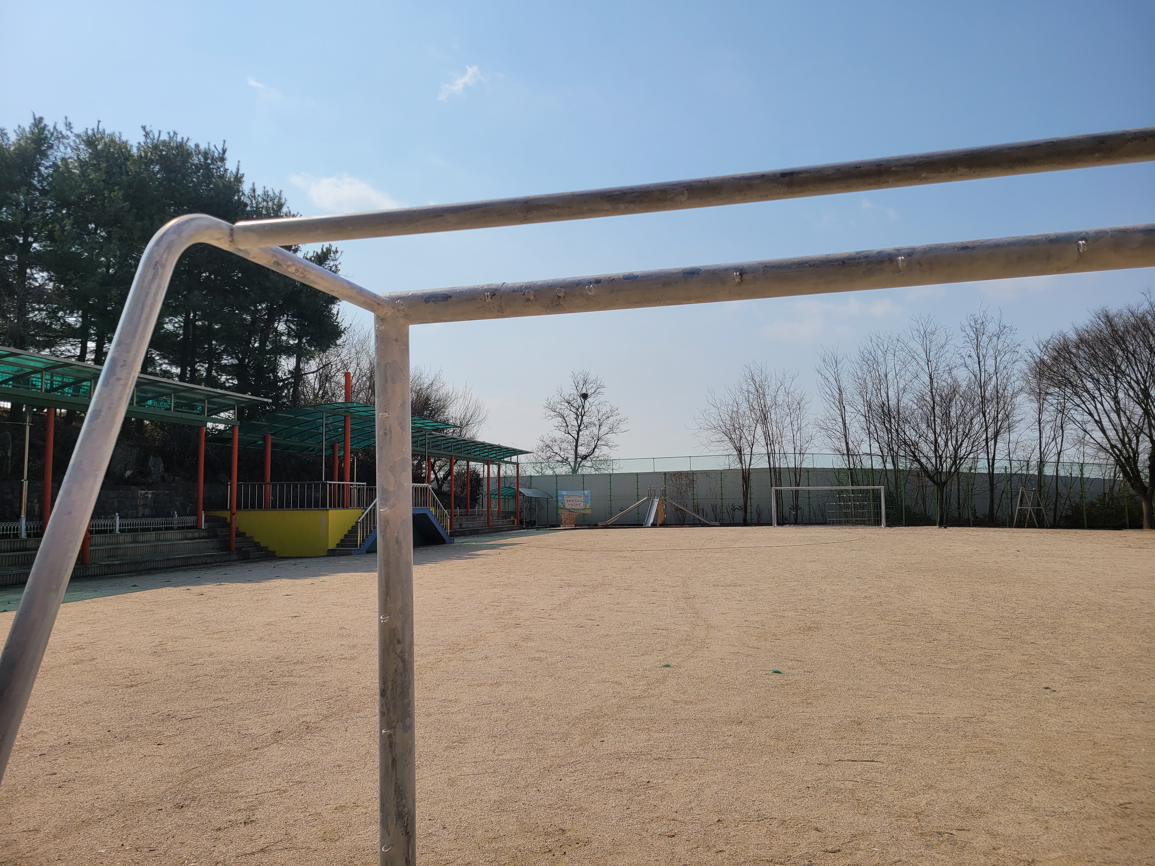 고양 토당초등학교 골대 재도장
