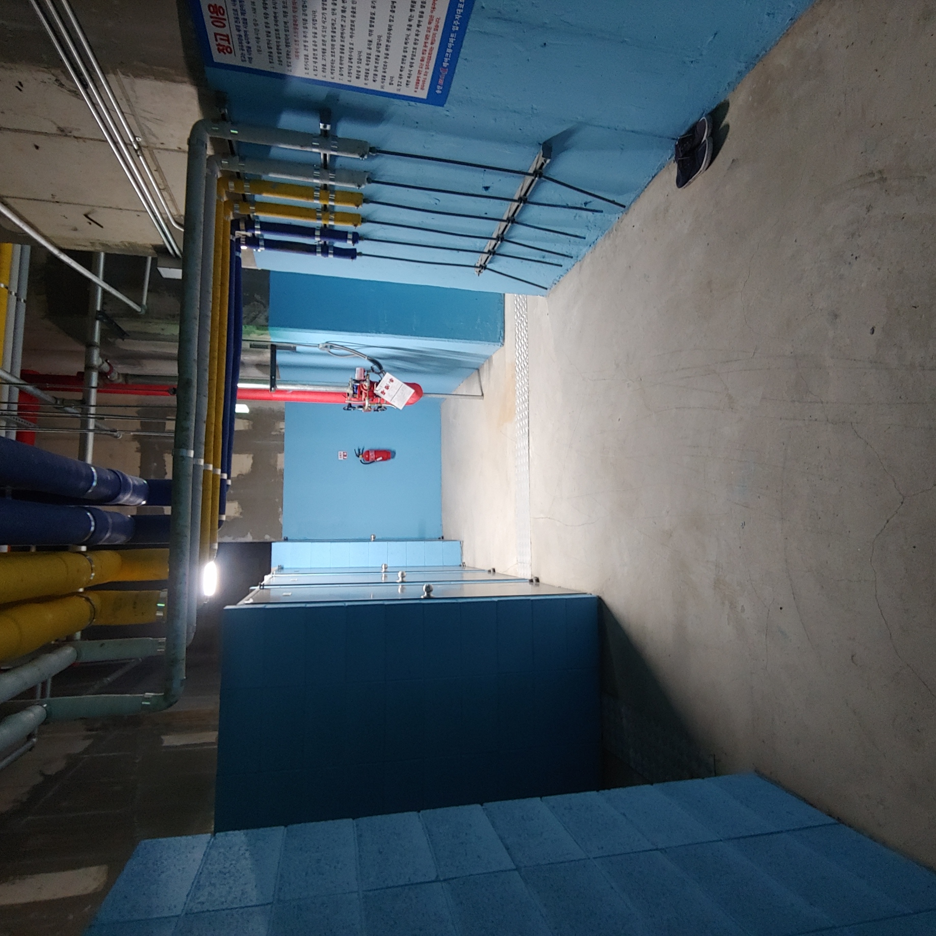 송산 이지더원2차 — 지하주차장 크랙보수 및 방수