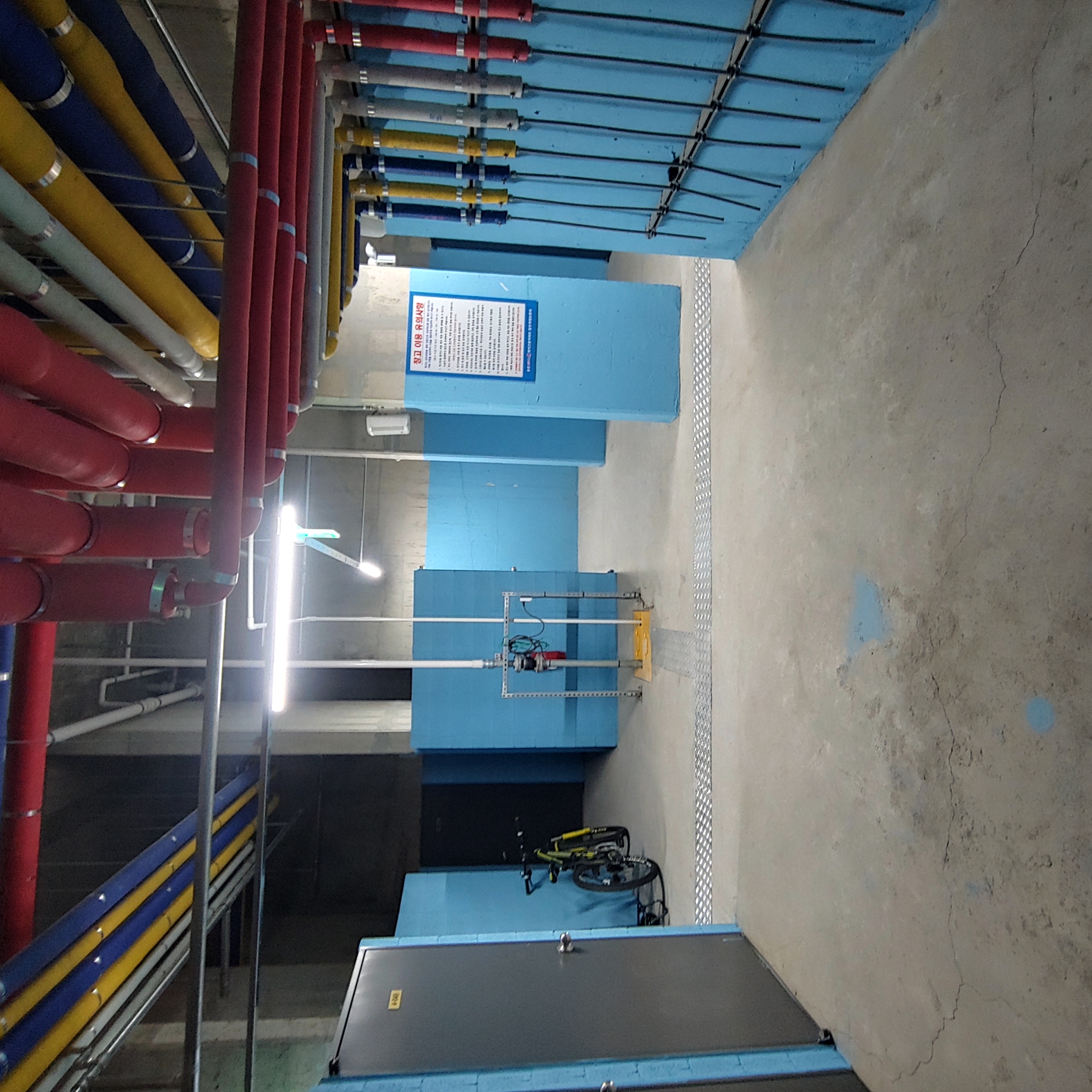 송산 이지더원2차 — 지하주차장 크랙보수 및 방수