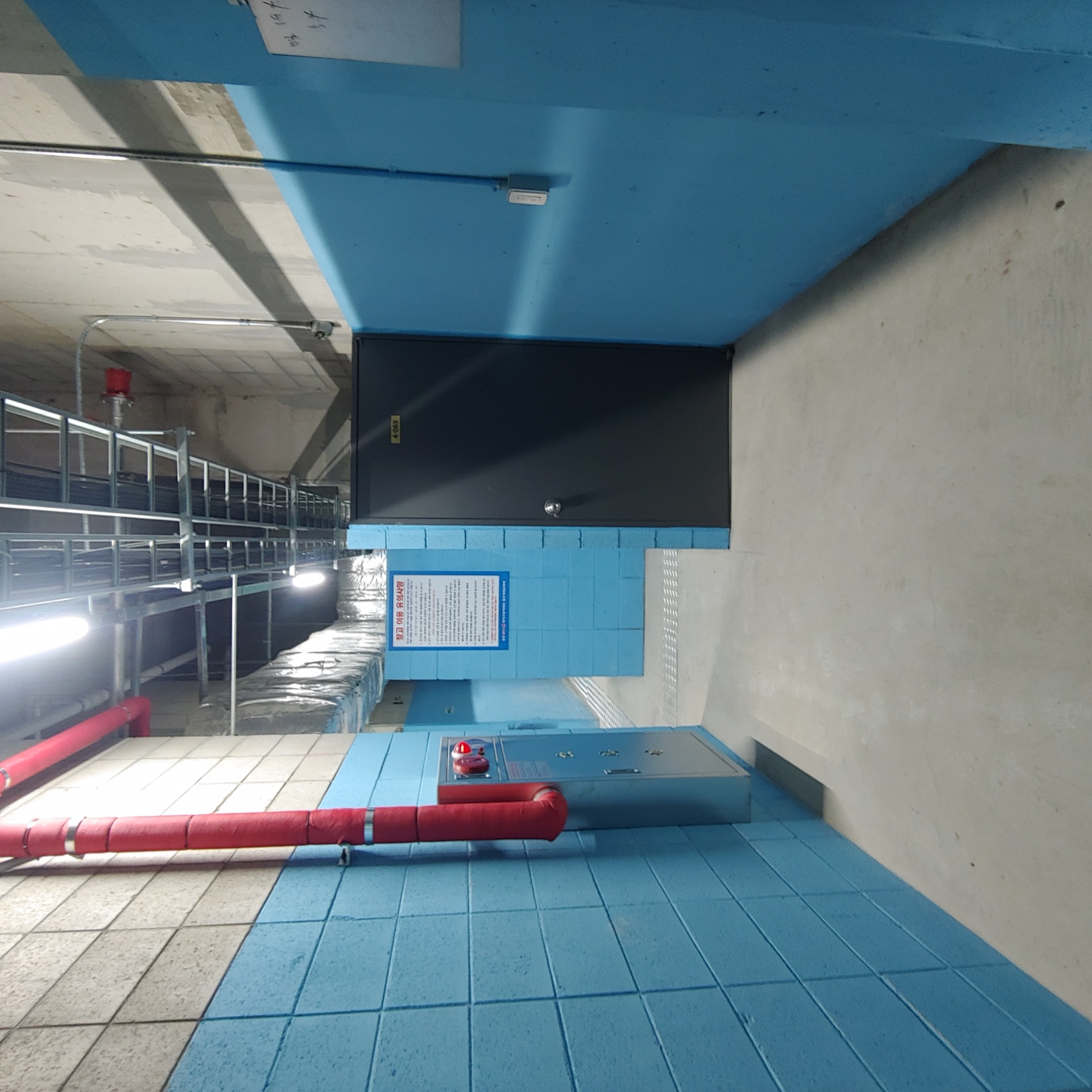 송산 이지더원2차 — 지하주차장 크랙보수 및 방수