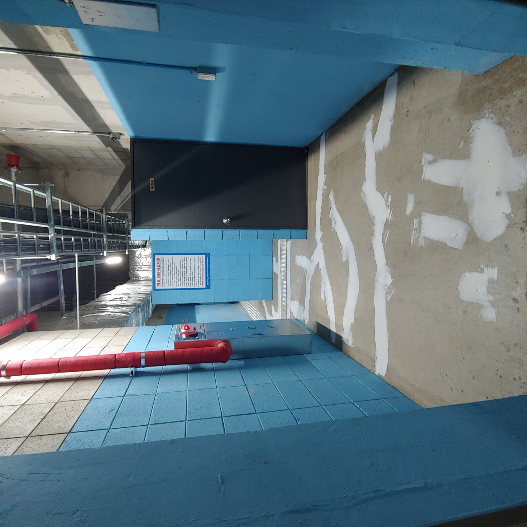 송산 이지더원2차 — 지하주차장 크랙보수 및 방수