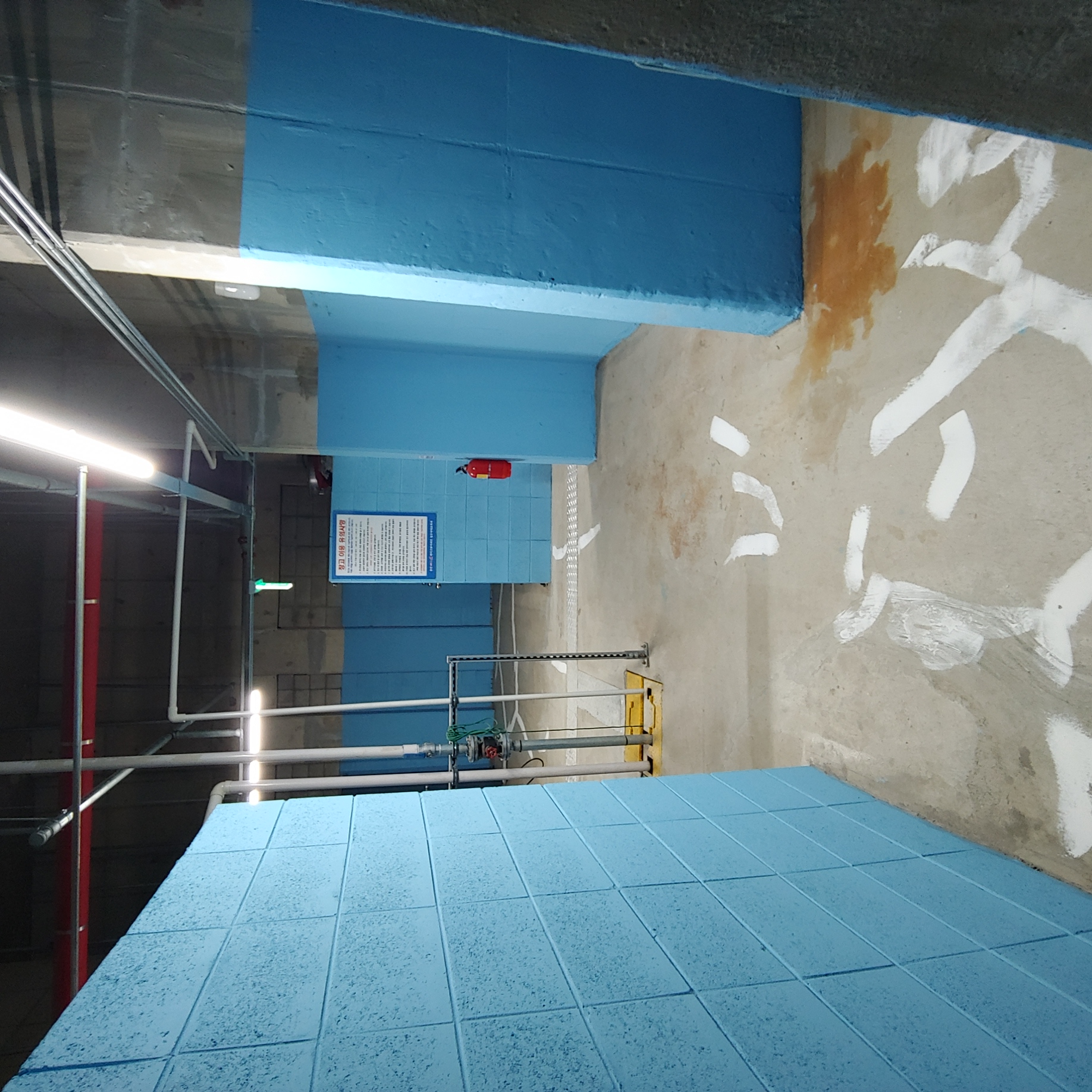 송산 이지더원2차 — 지하주차장 크랙보수 및 방수