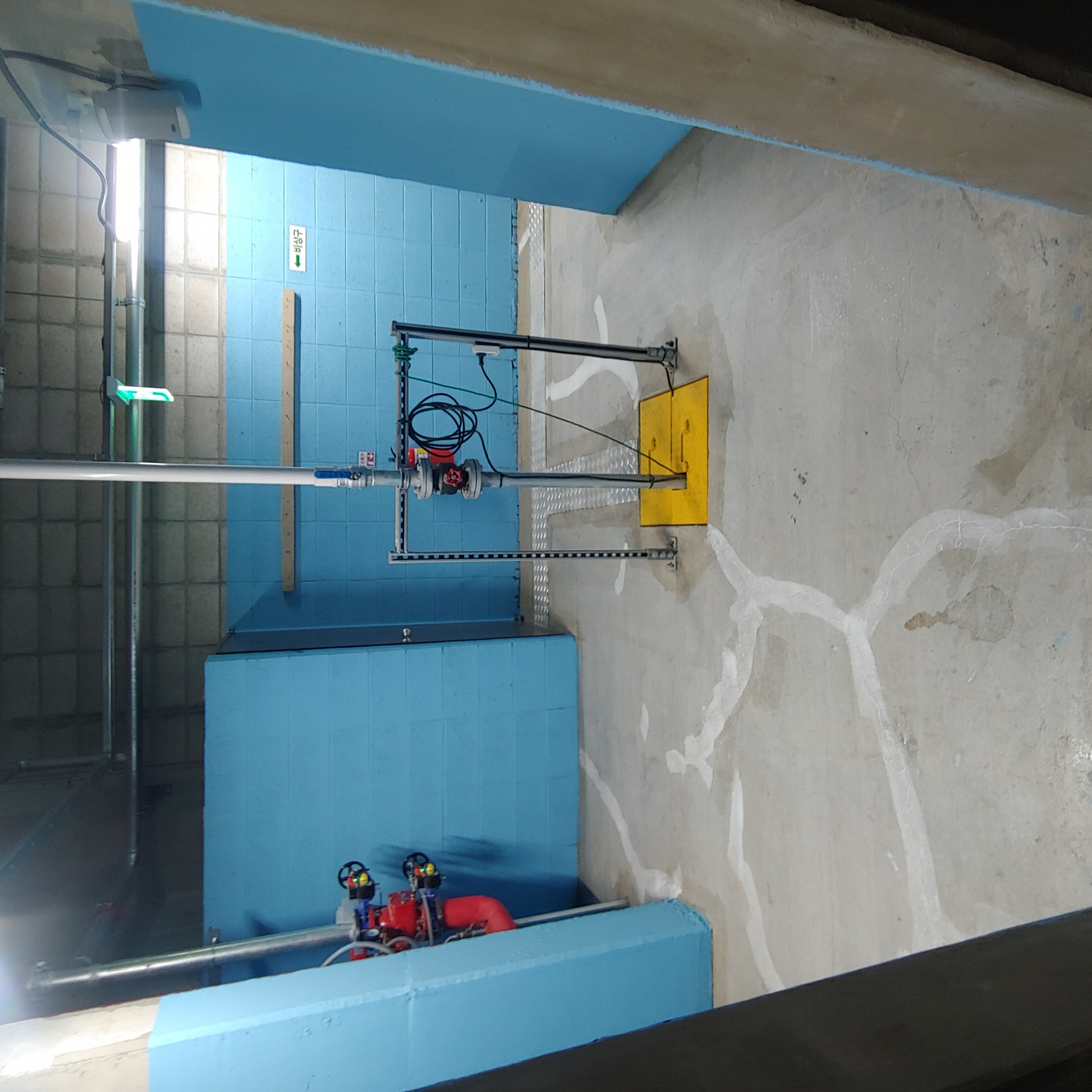 송산 이지더원2차 — 지하주차장 크랙보수 및 방수