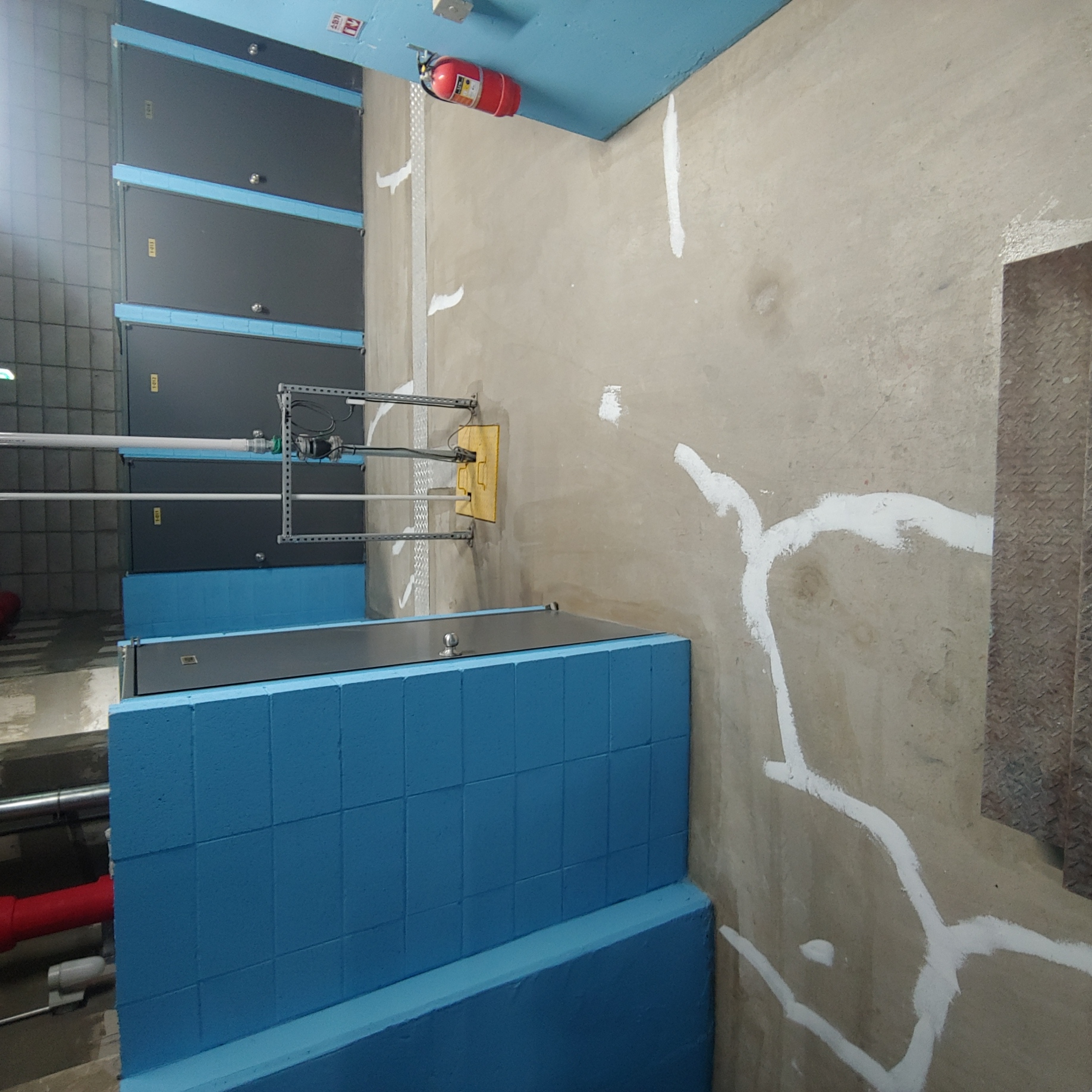 송산 이지더원2차 — 지하주차장 크랙보수 및 방수