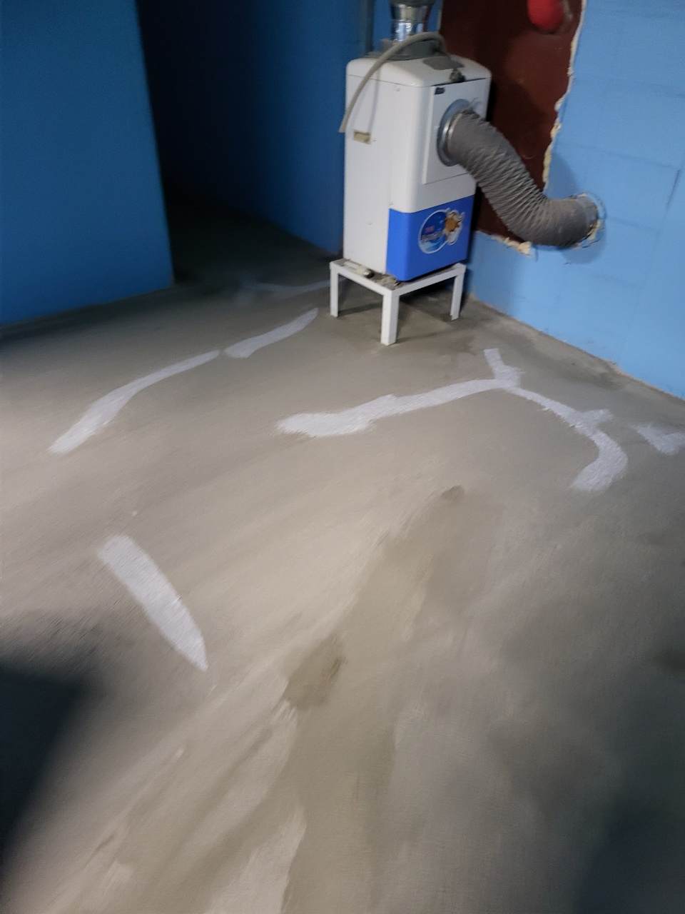 송산 이지더원2차 — 지하주차장 크랙보수 및 방수