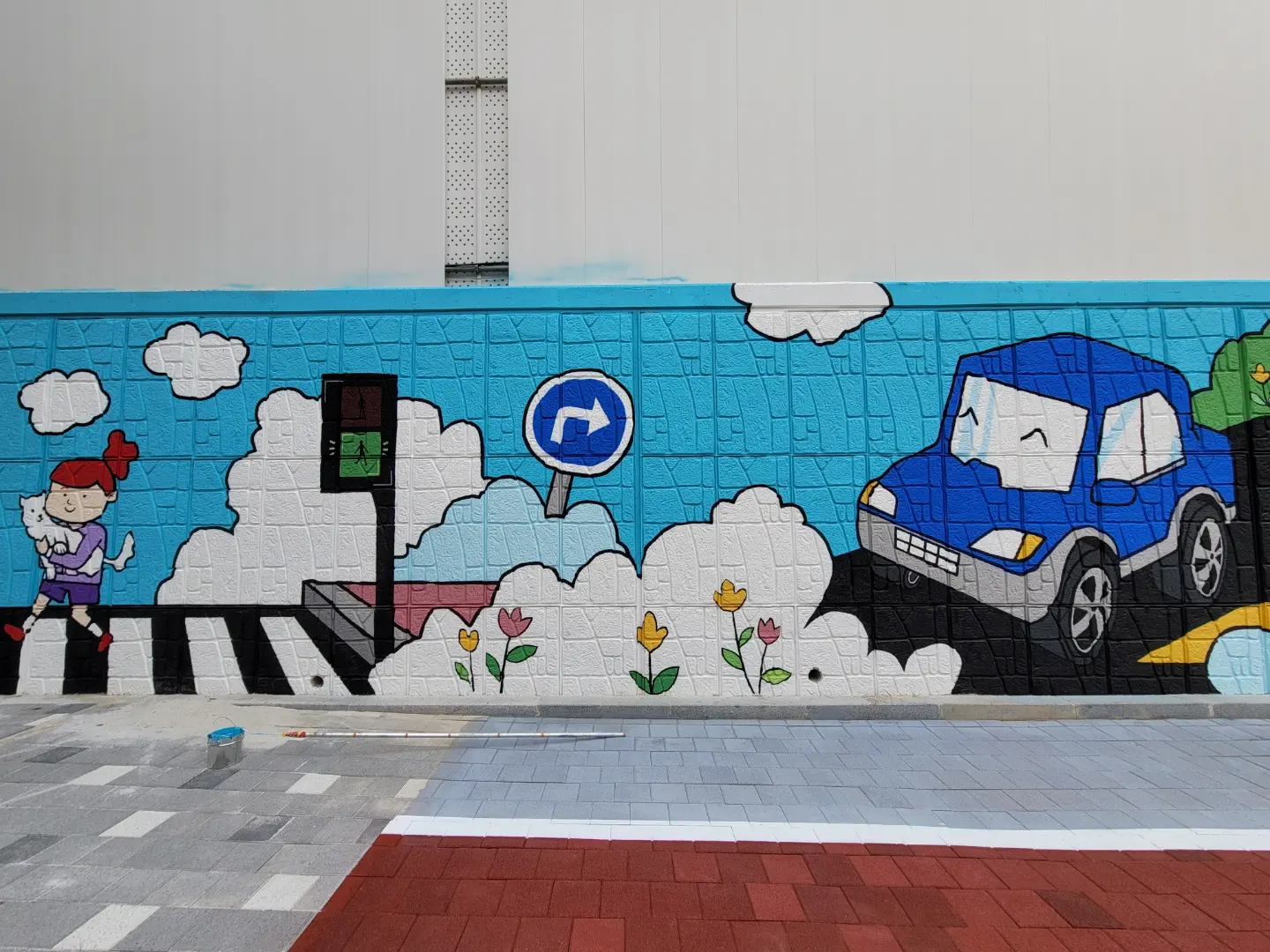 인천아라꿈유치원 — 유치원 벽화 및 놀이 인터페이트스