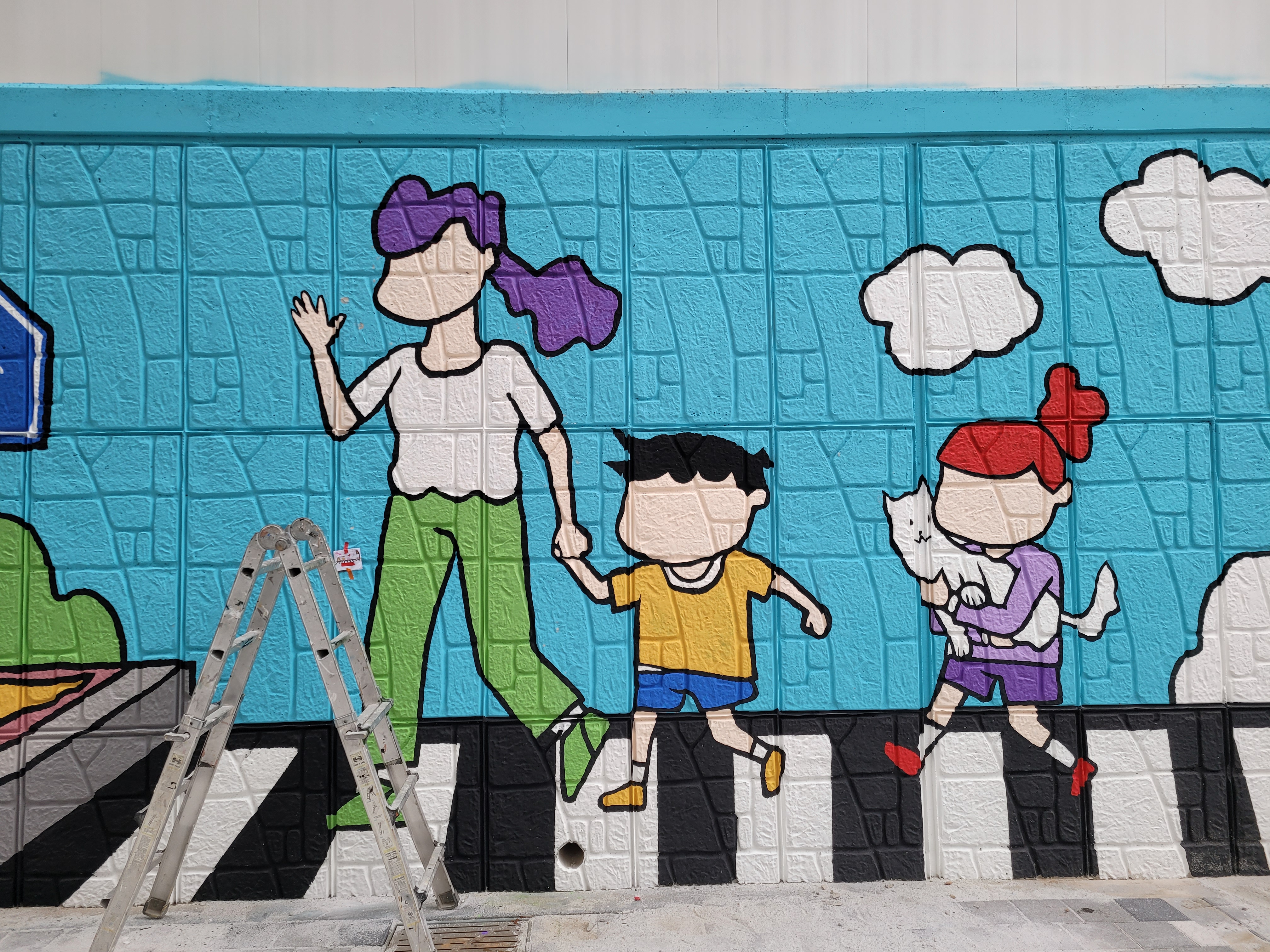 인천아라꿈유치원 — 유치원 벽화 및 놀이 인터페이트스