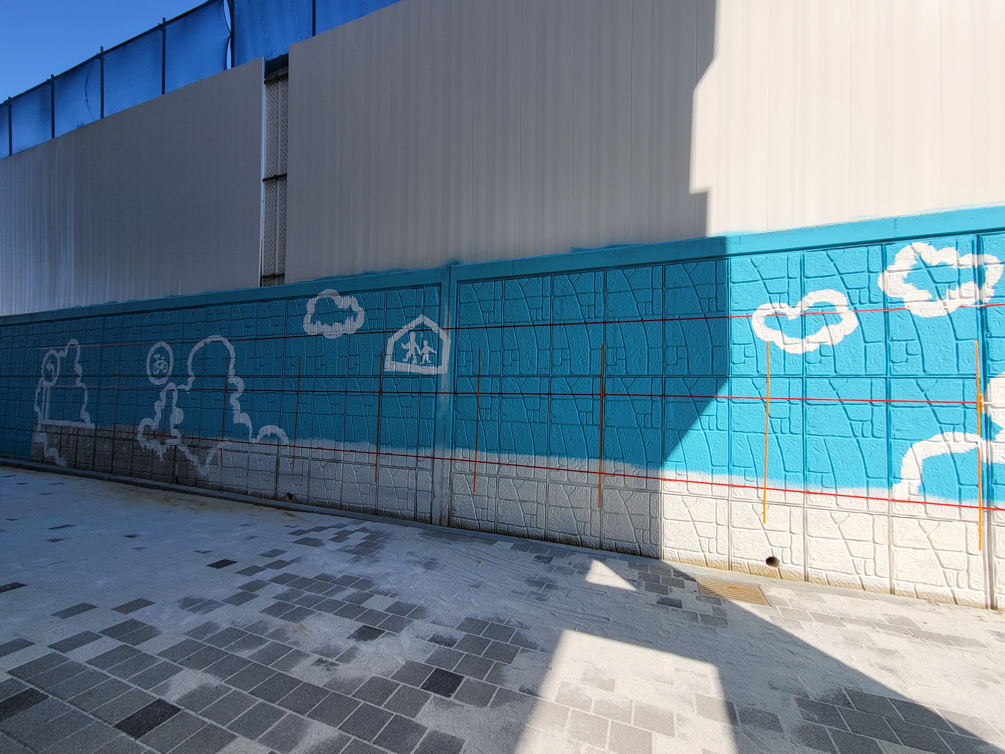 인천아라꿈유치원 — 유치원 벽화 및 놀이 인터페이트스