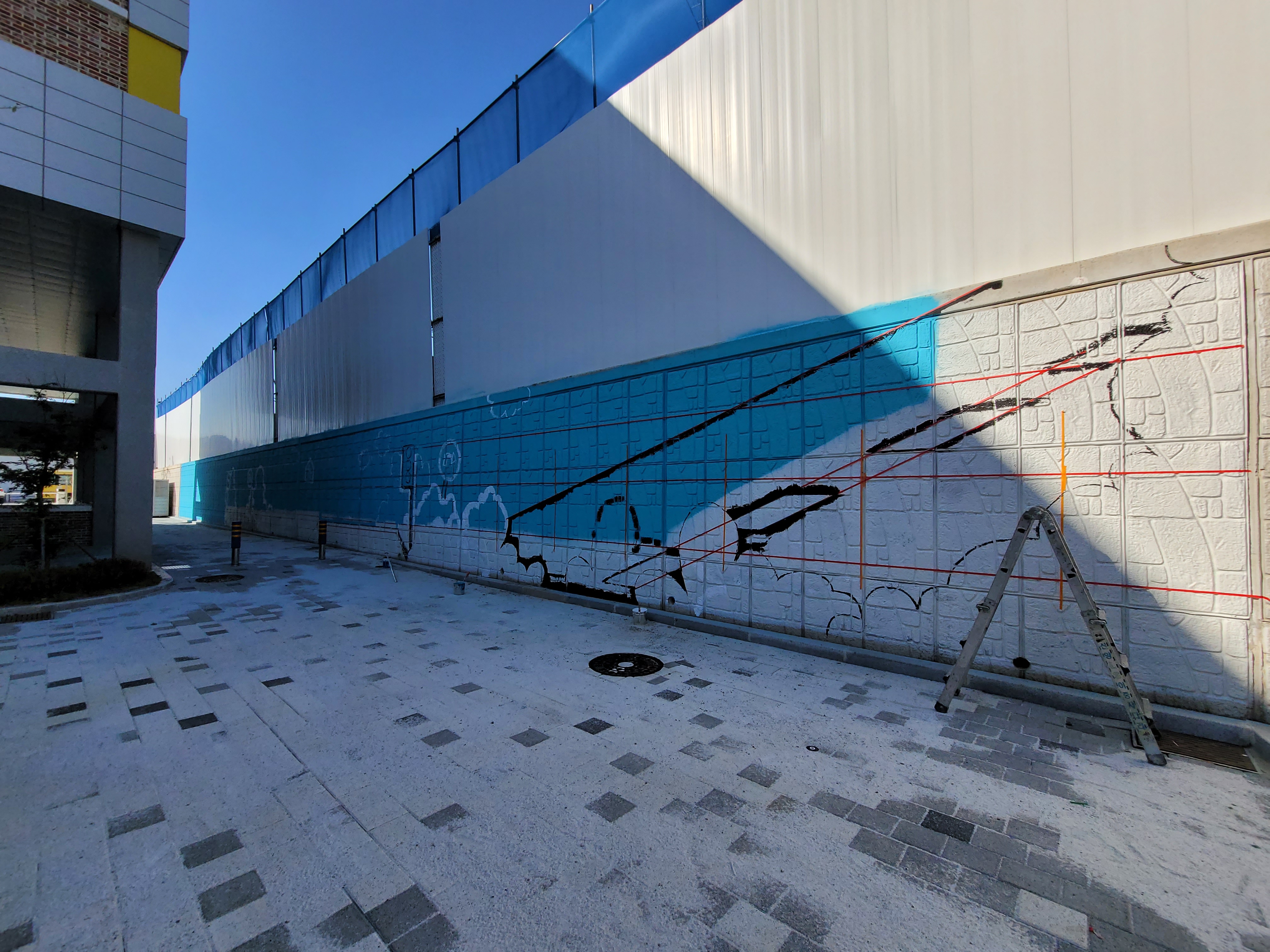 인천아라꿈유치원 — 유치원 벽화 및 놀이 인터페이트스