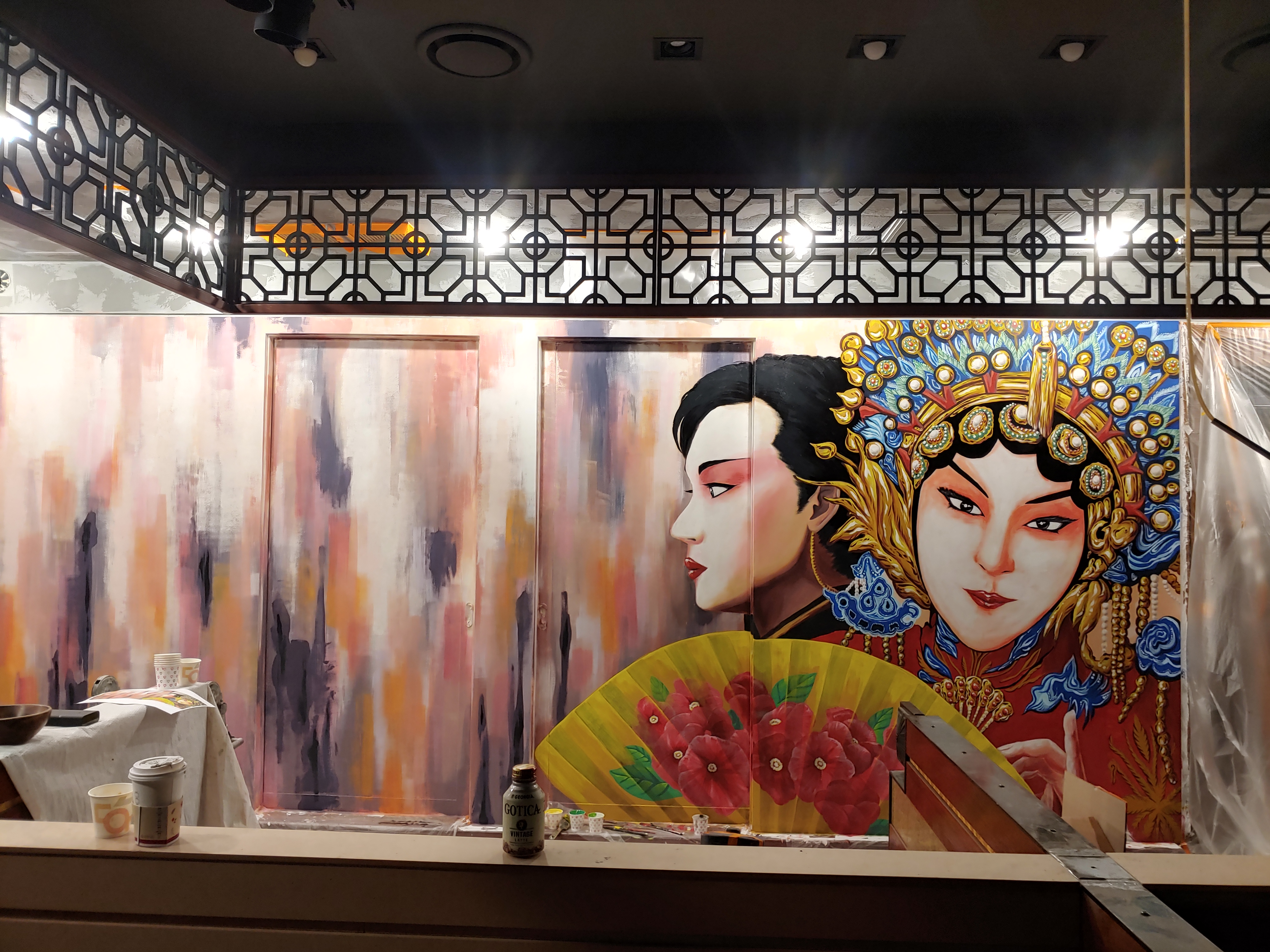 테이스트&테이스트 — 레스토랑 포인트 벽화