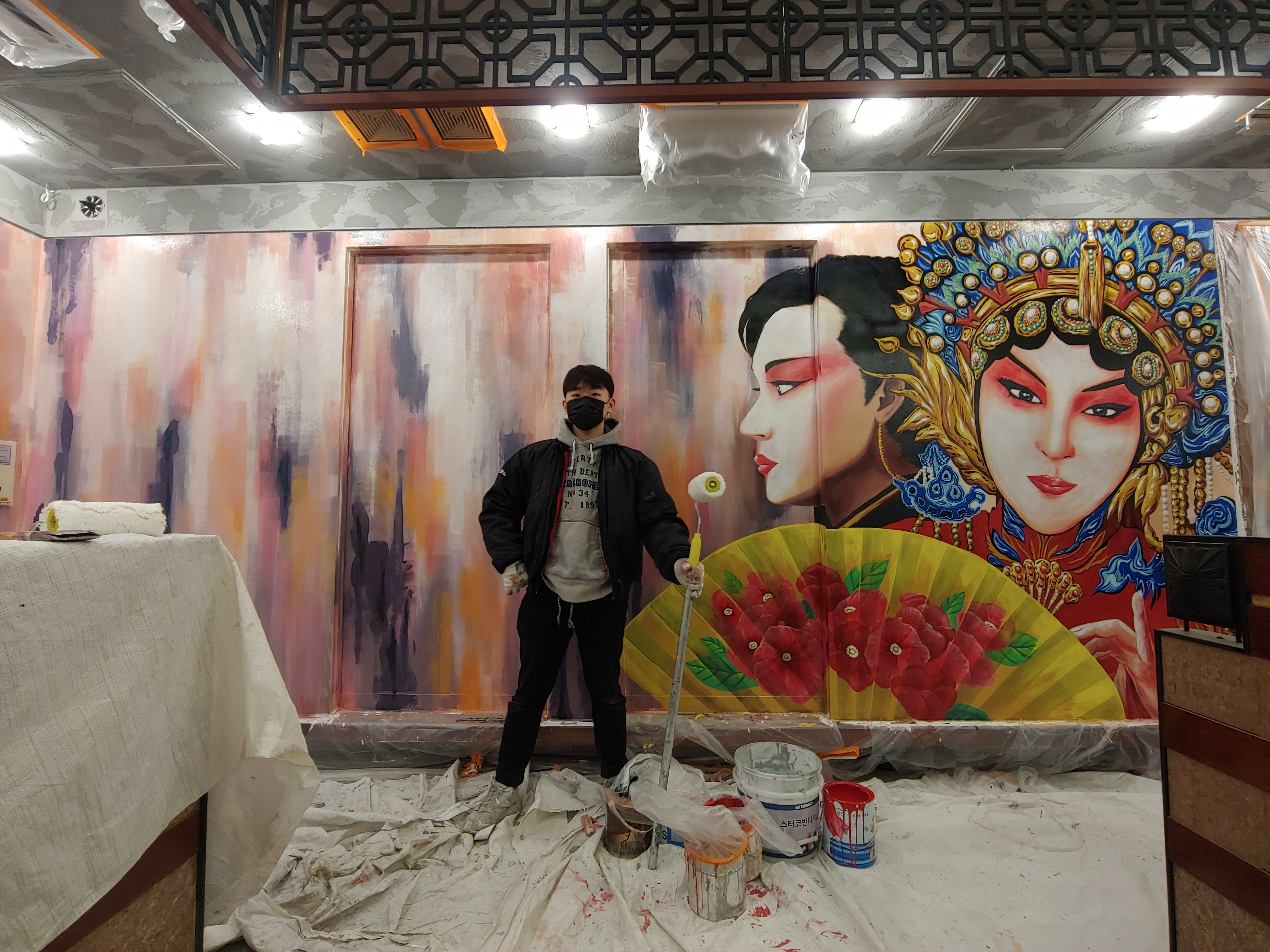 테이스트&테이스트 — 레스토랑 포인트 벽화