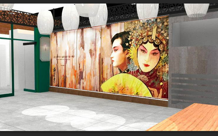 테이스트&테이스트 — 레스토랑 포인트 벽화