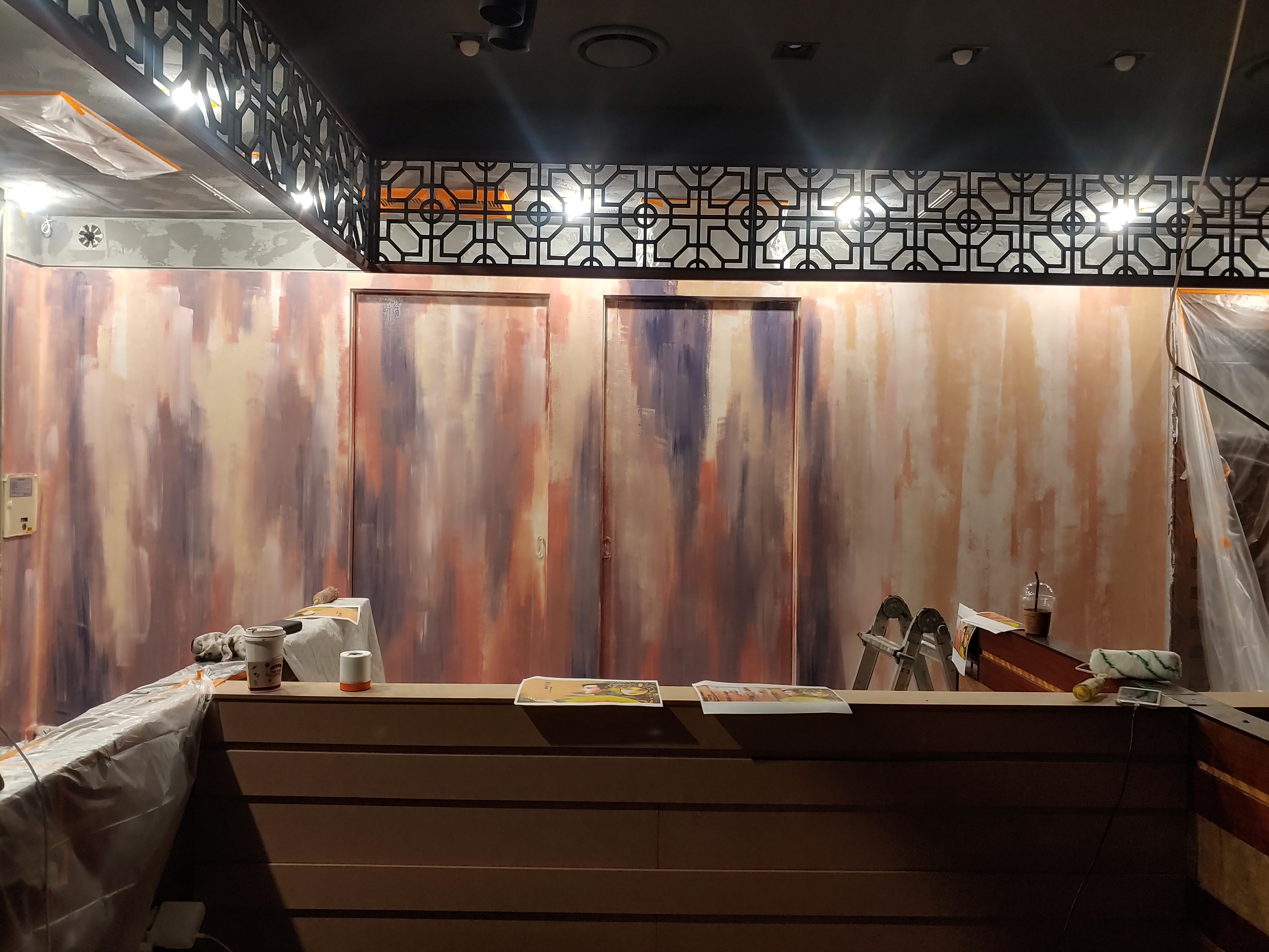 테이스트&테이스트 — 레스토랑 포인트 벽화