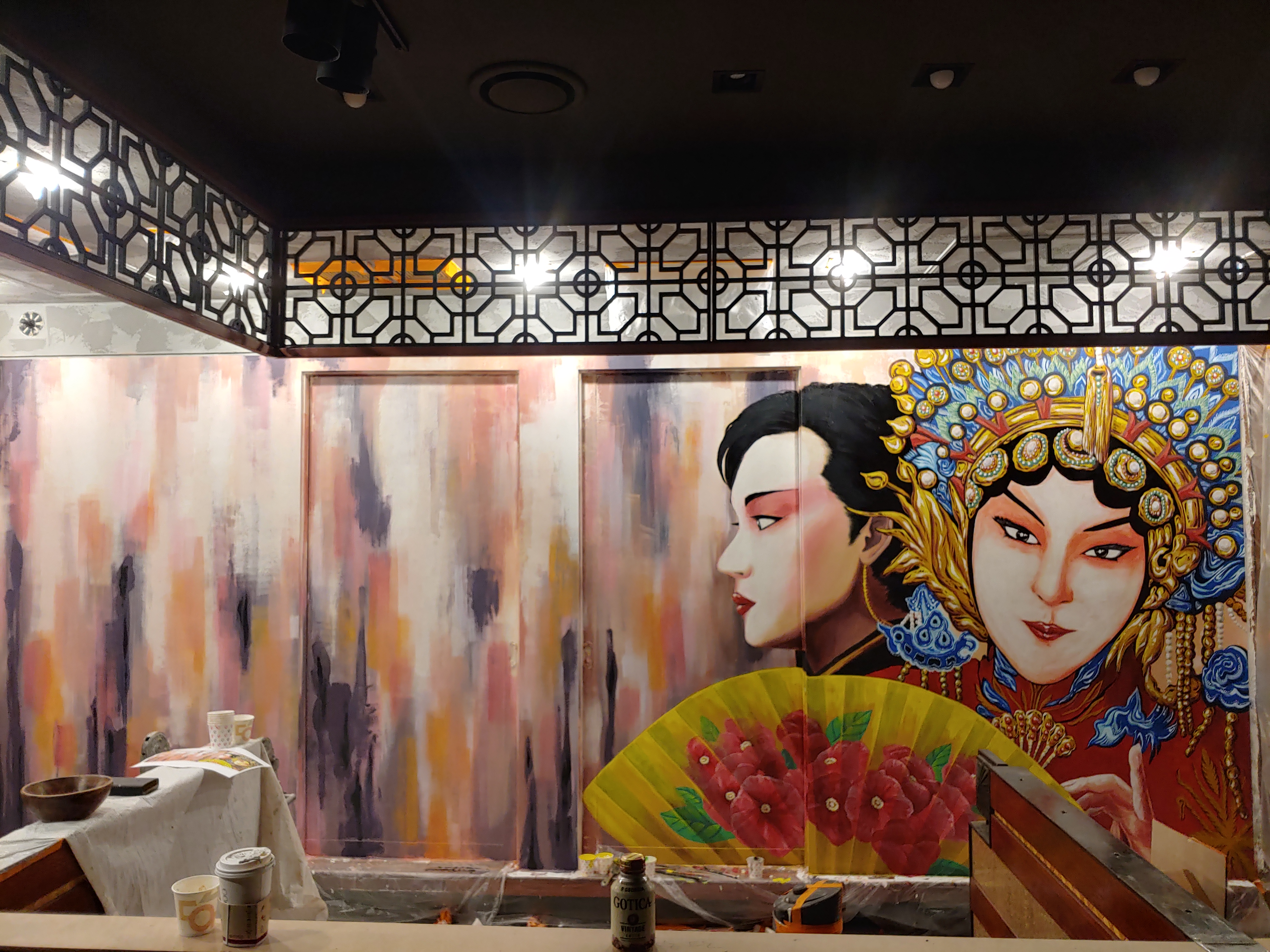 테이스트&테이스트 — 레스토랑 포인트 벽화