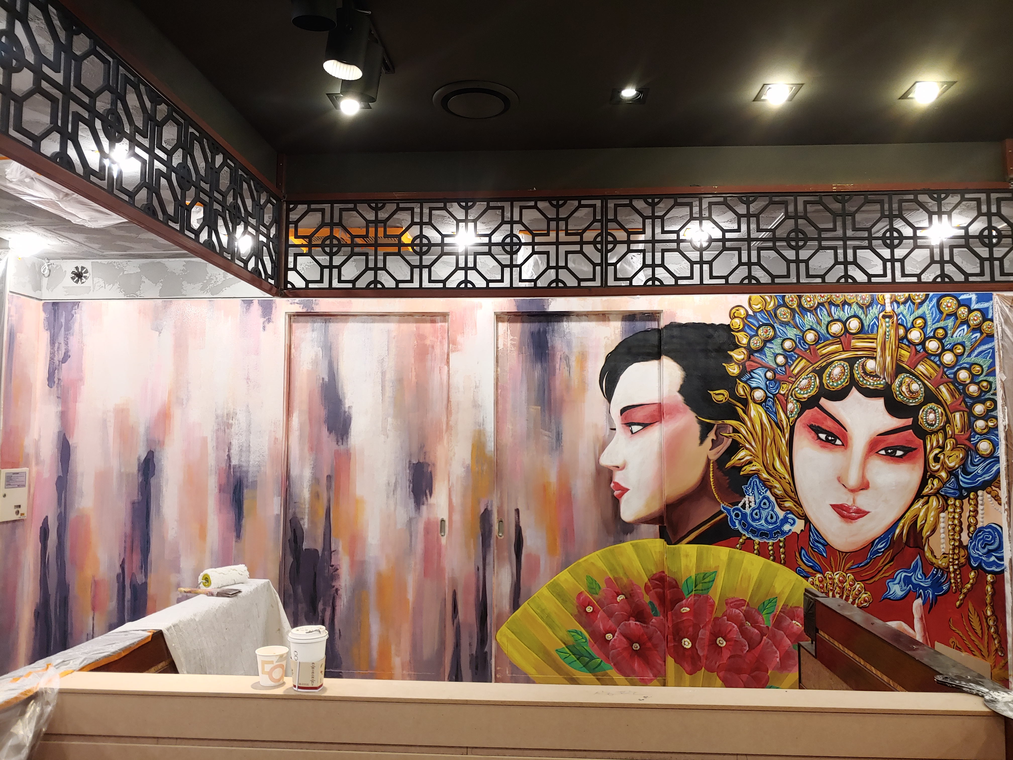 테이스트&테이스트 — 레스토랑 포인트 벽화