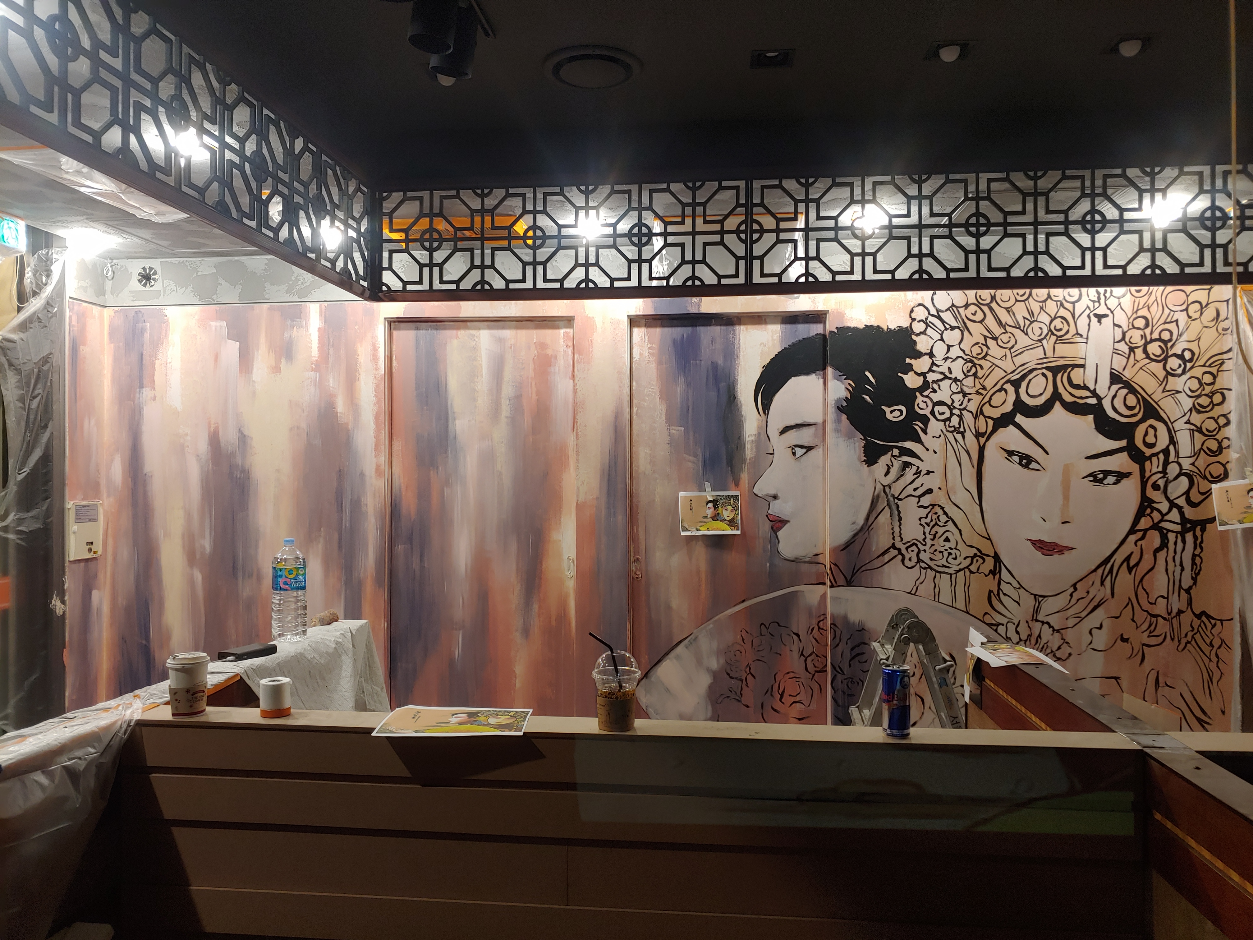 테이스트&테이스트 — 레스토랑 포인트 벽화