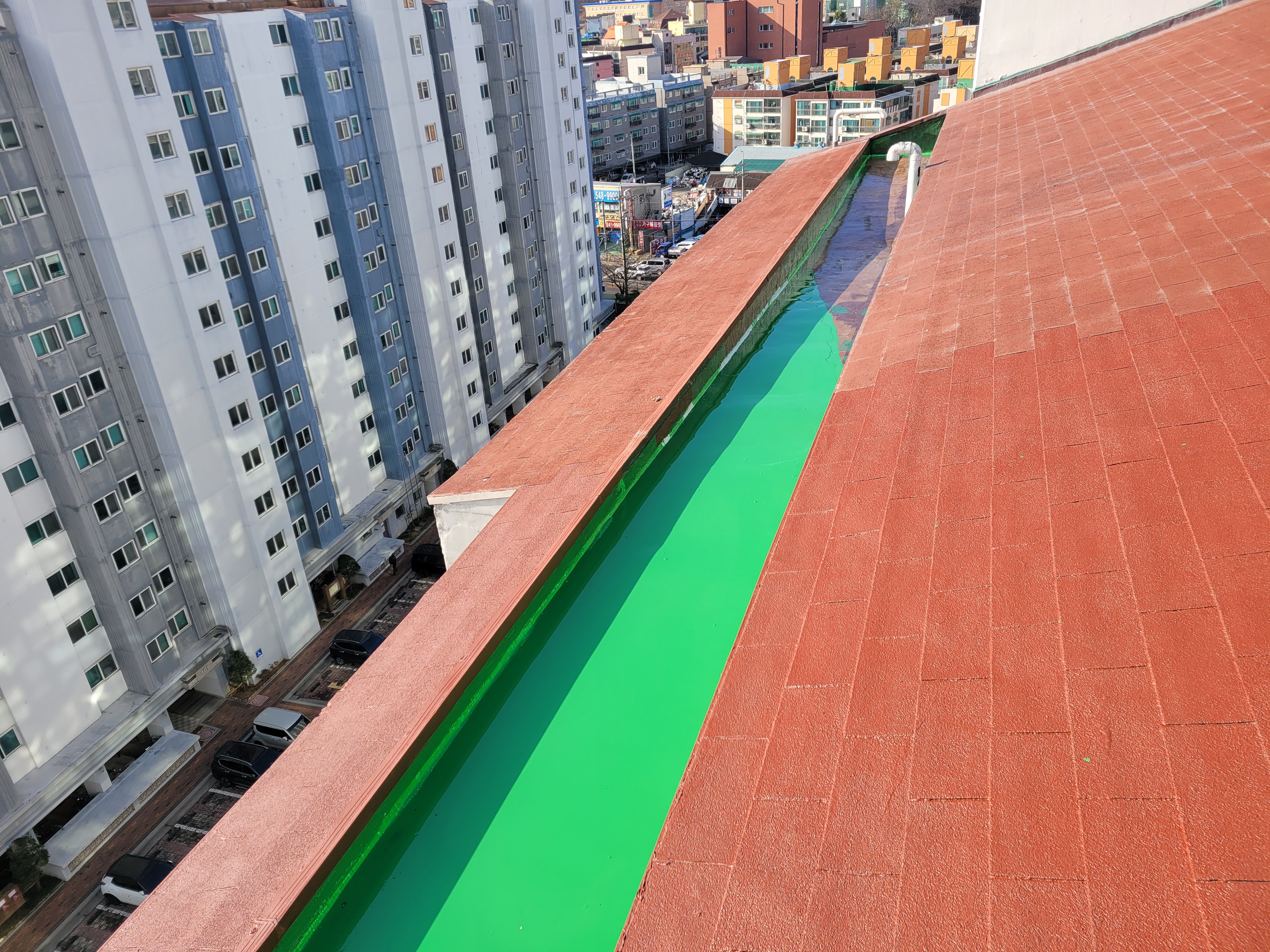 풍림아이원아파트 관리사무소 — 아파트 옥상