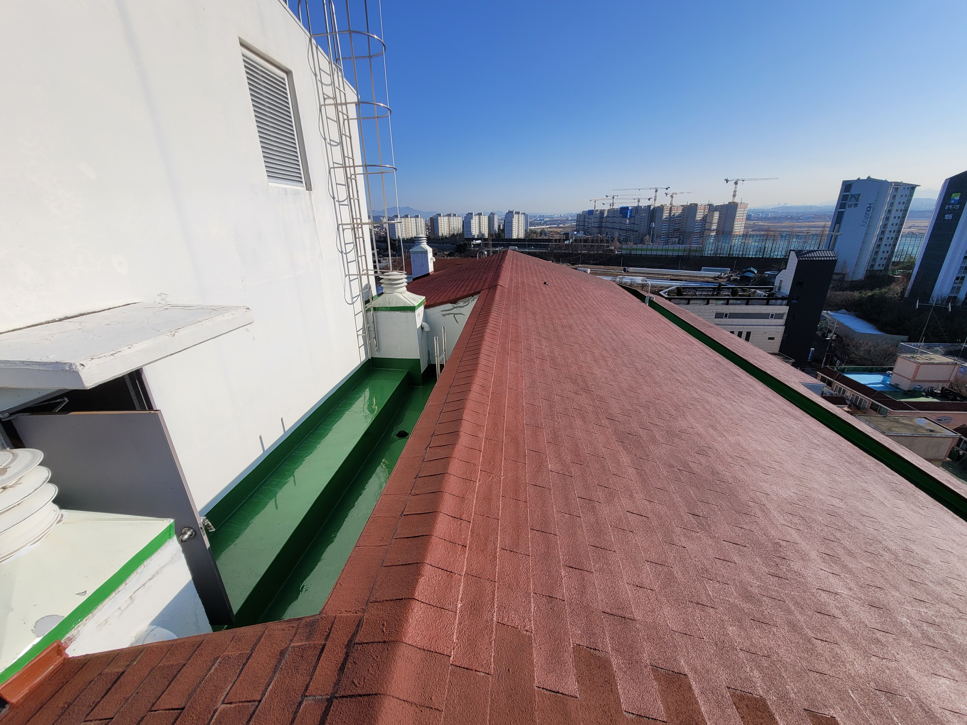 풍림아이원아파트 관리사무소 — 아파트 옥상