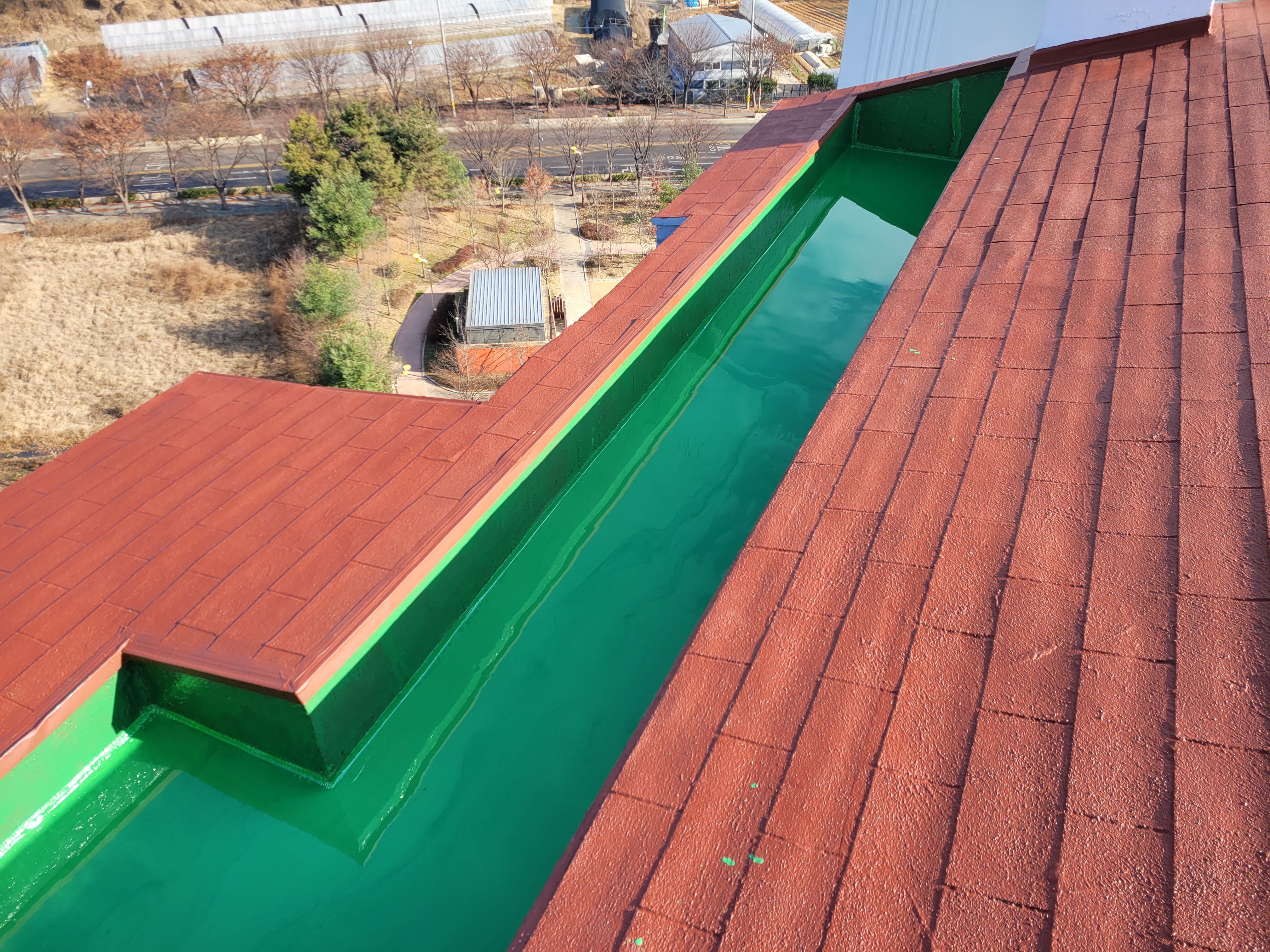 풍림아이원아파트 관리사무소 — 아파트 옥상