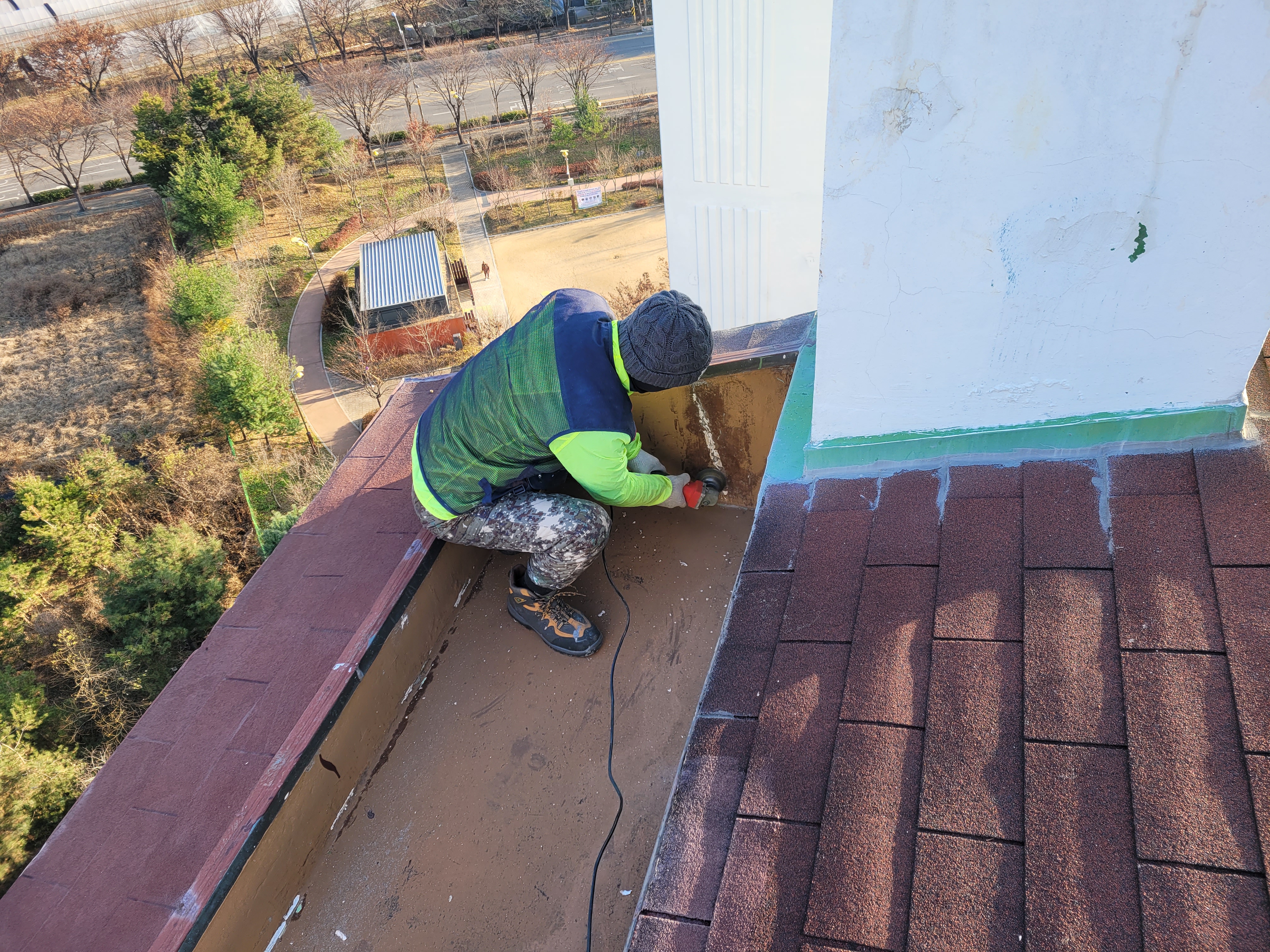 풍림아이원아파트 관리사무소 — 아파트 옥상