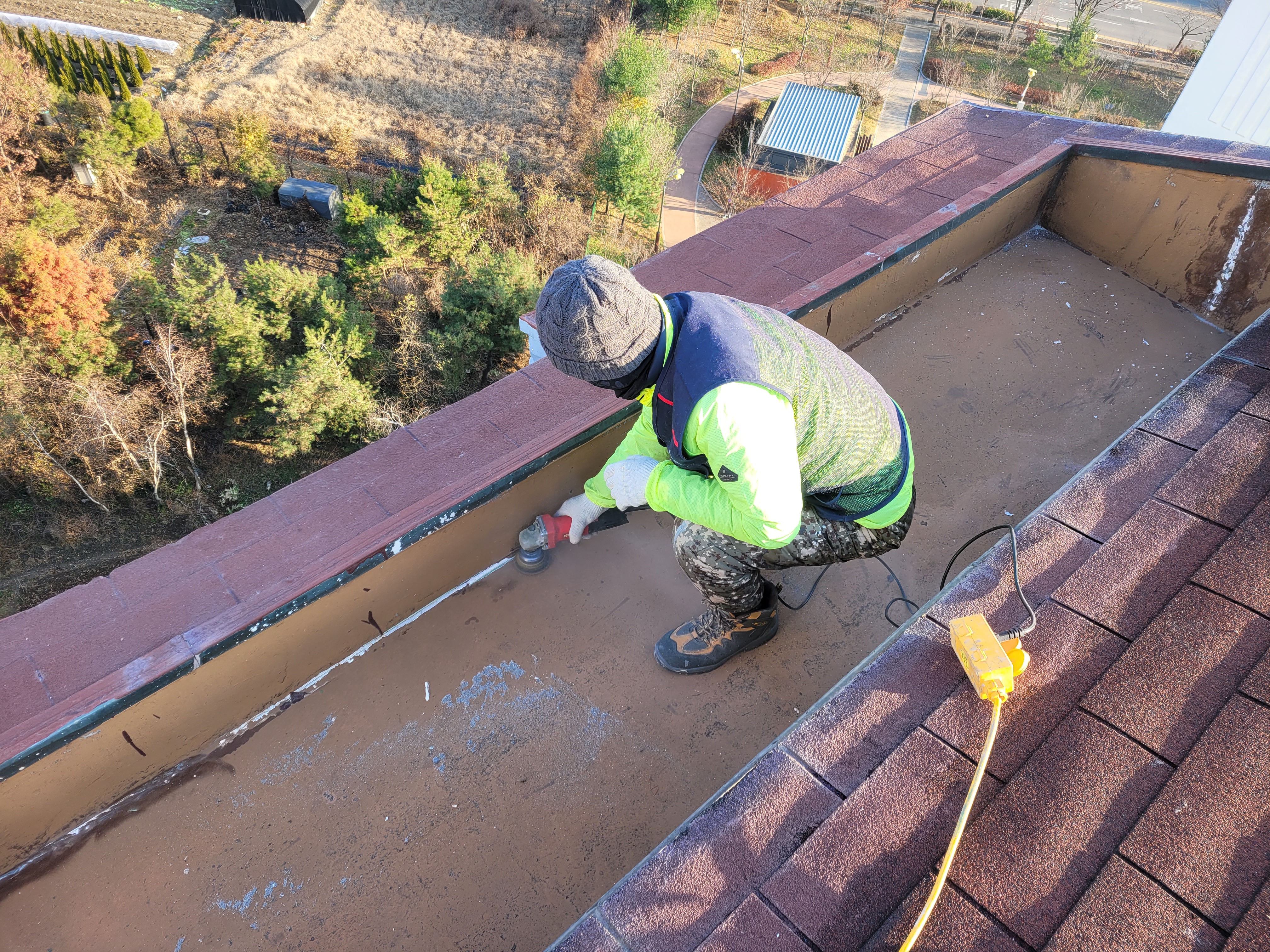 풍림아이원아파트 관리사무소 — 아파트 옥상