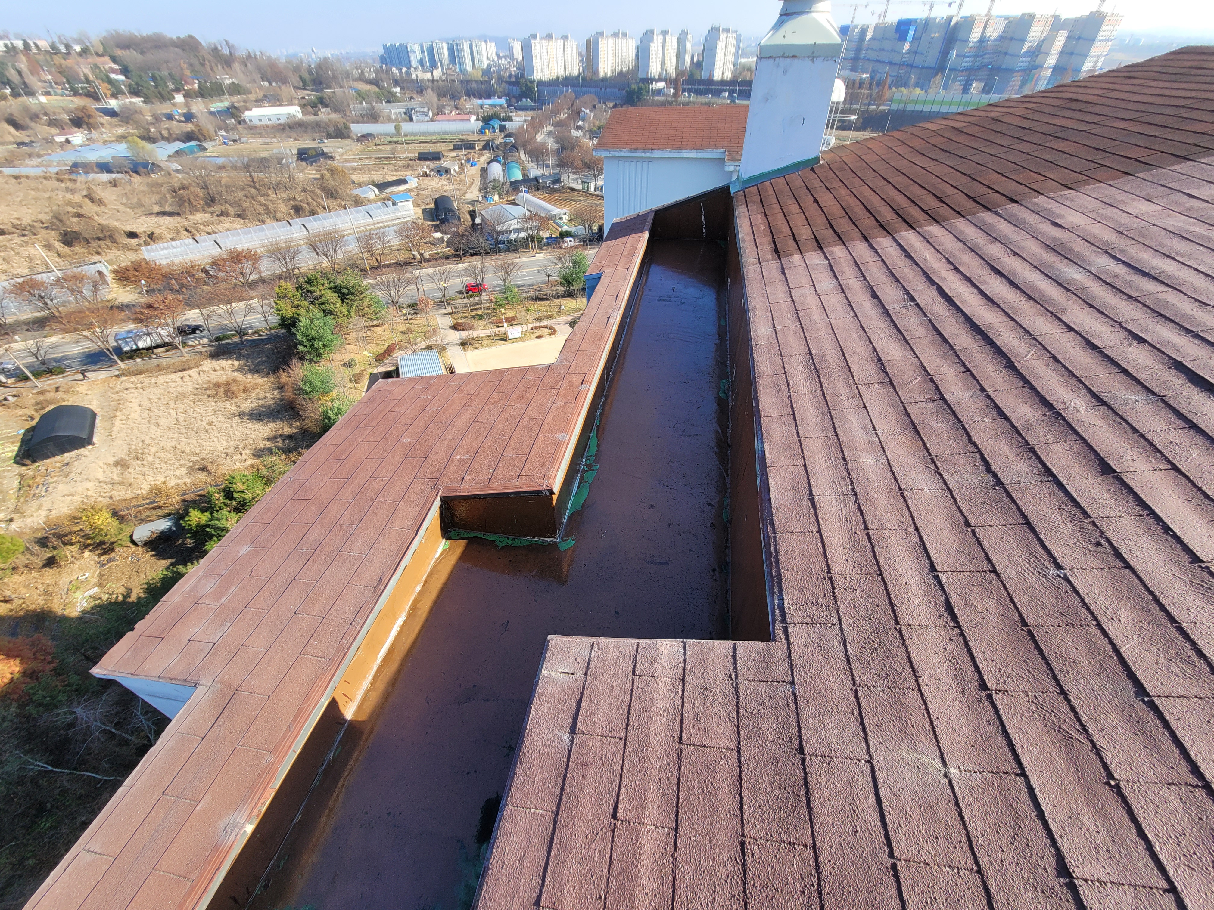 풍림아이원아파트 관리사무소 — 아파트 옥상