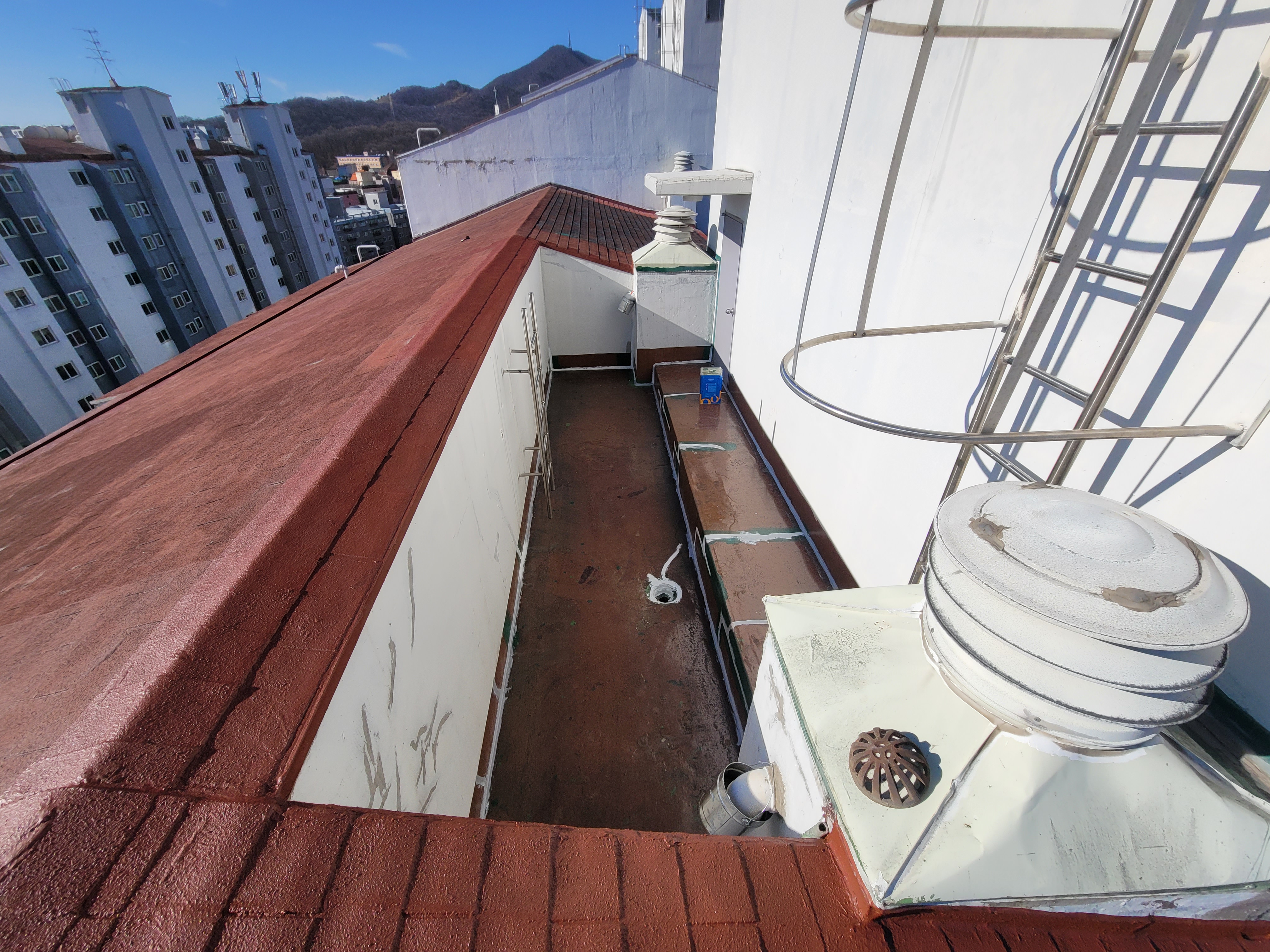 풍림아이원아파트 관리사무소 — 아파트 옥상