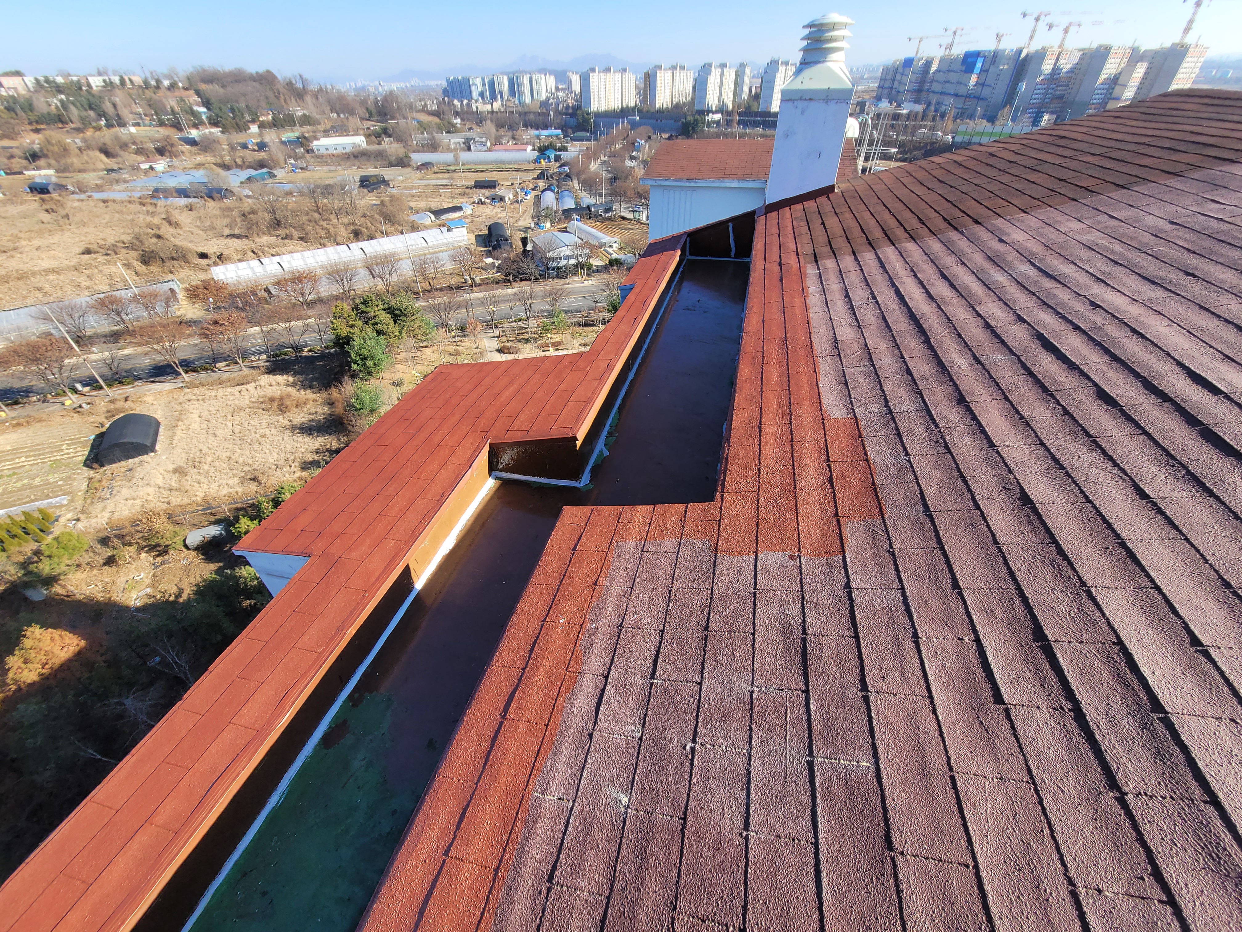 풍림아이원아파트 관리사무소 — 아파트 옥상