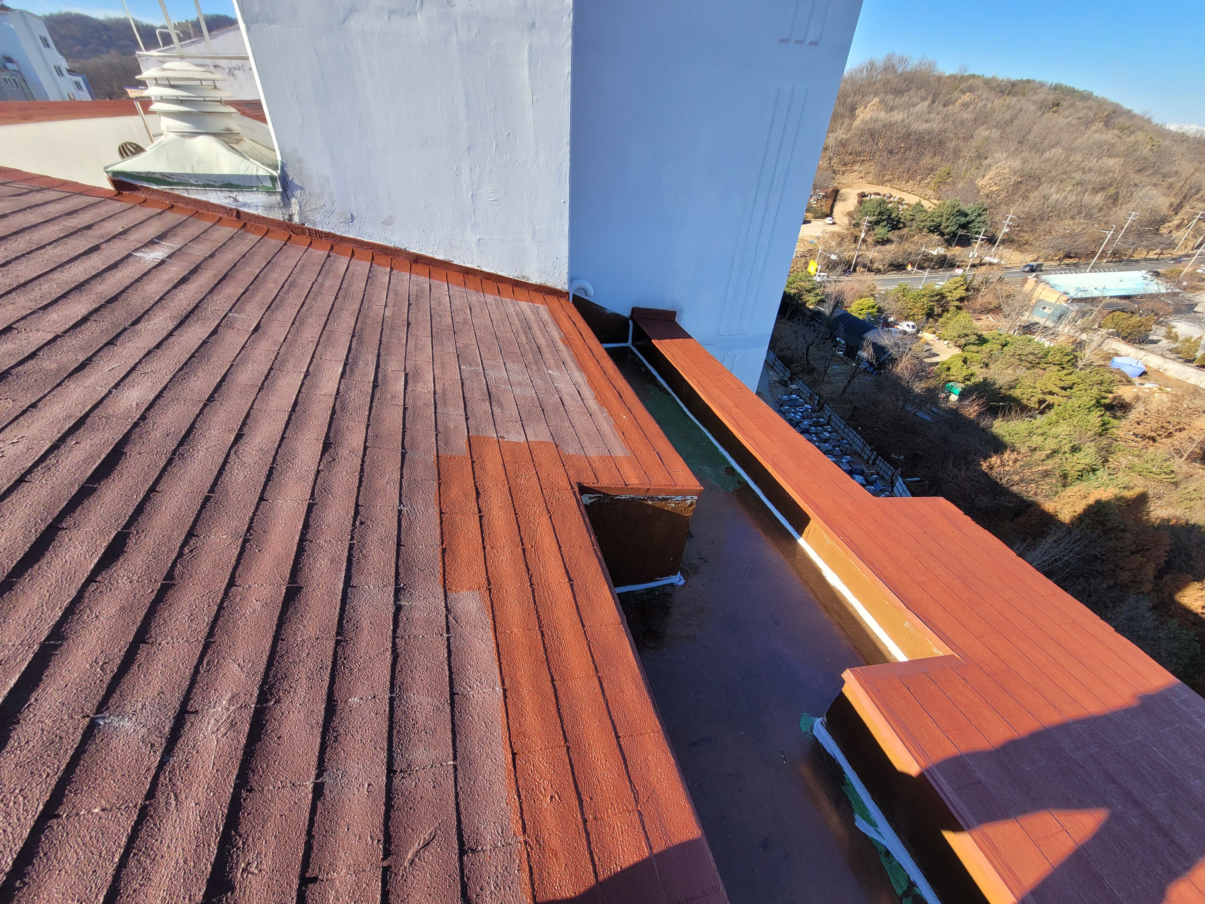 풍림아이원아파트 관리사무소 — 아파트 옥상