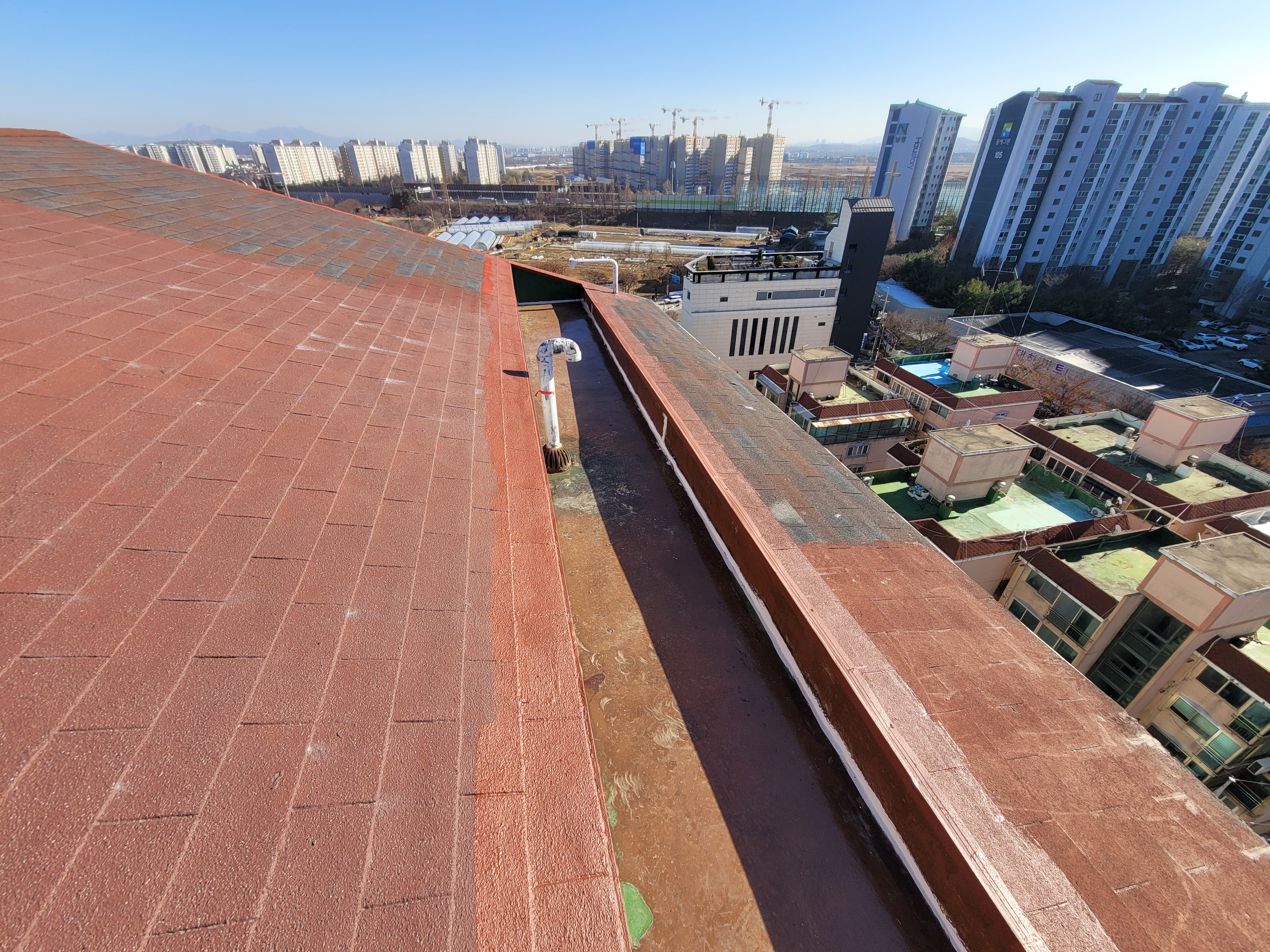 풍림아이원아파트 관리사무소 — 아파트 옥상