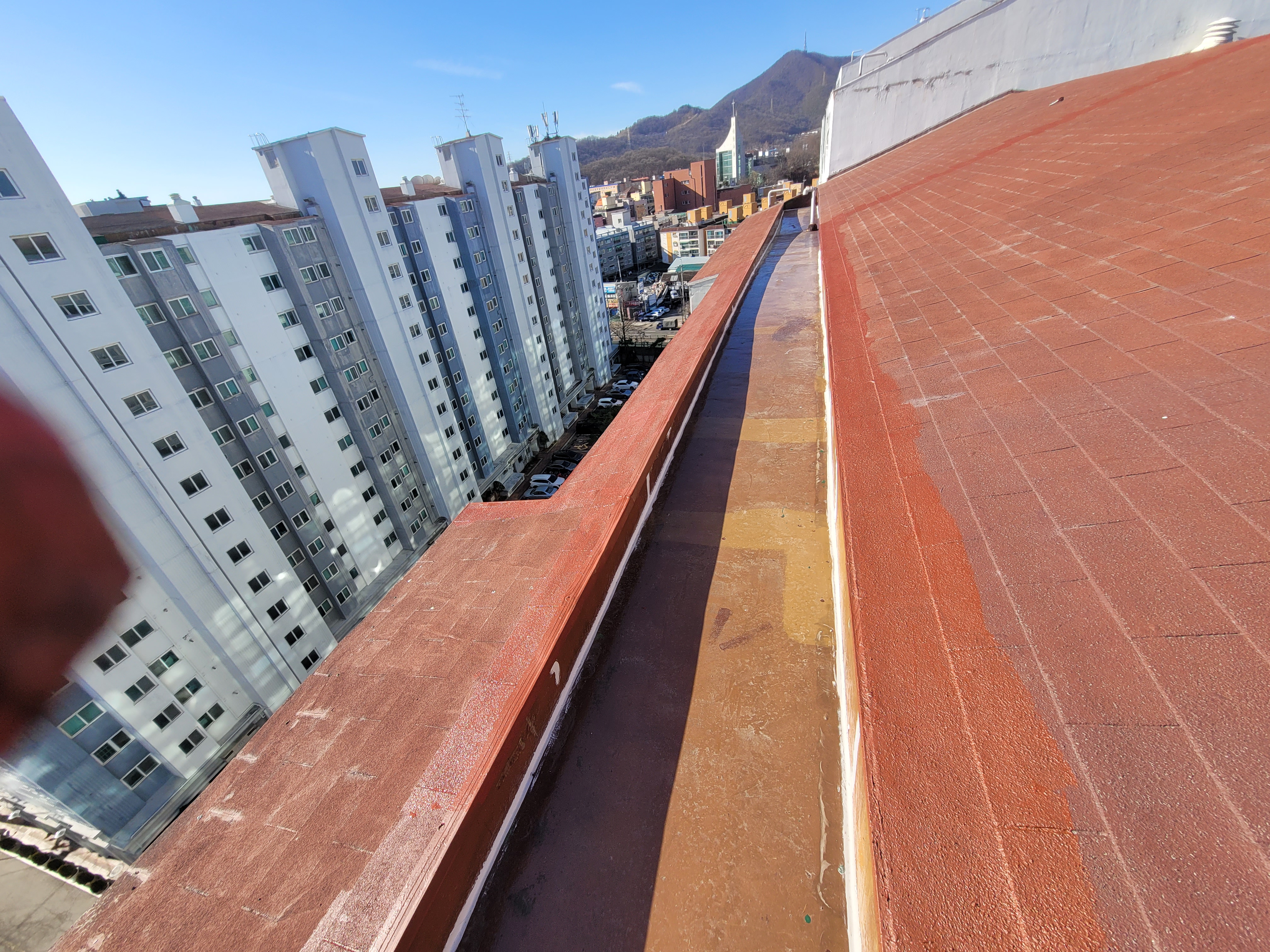 풍림아이원아파트 관리사무소 — 아파트 옥상