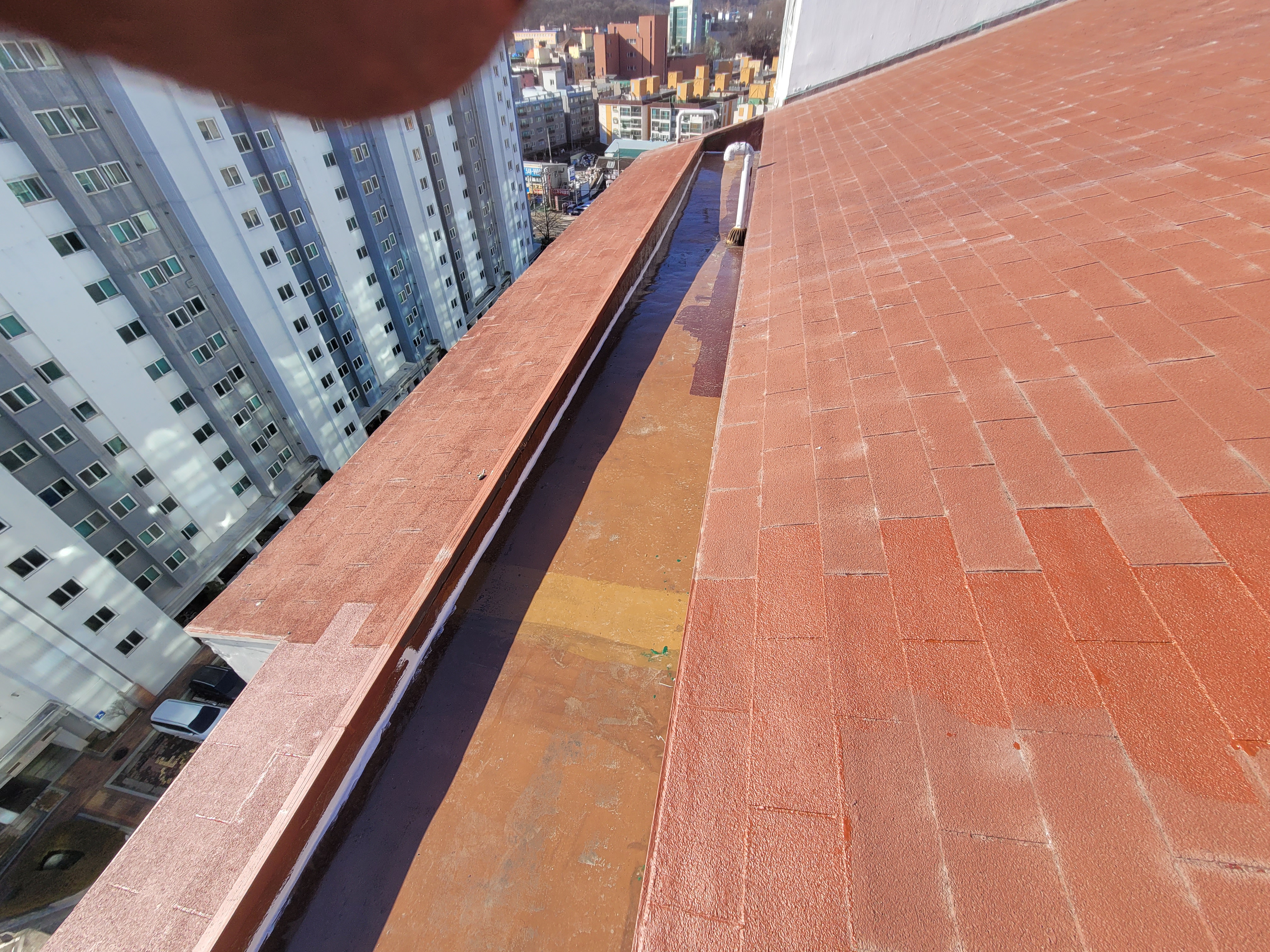 풍림아이원아파트 관리사무소 — 아파트 옥상