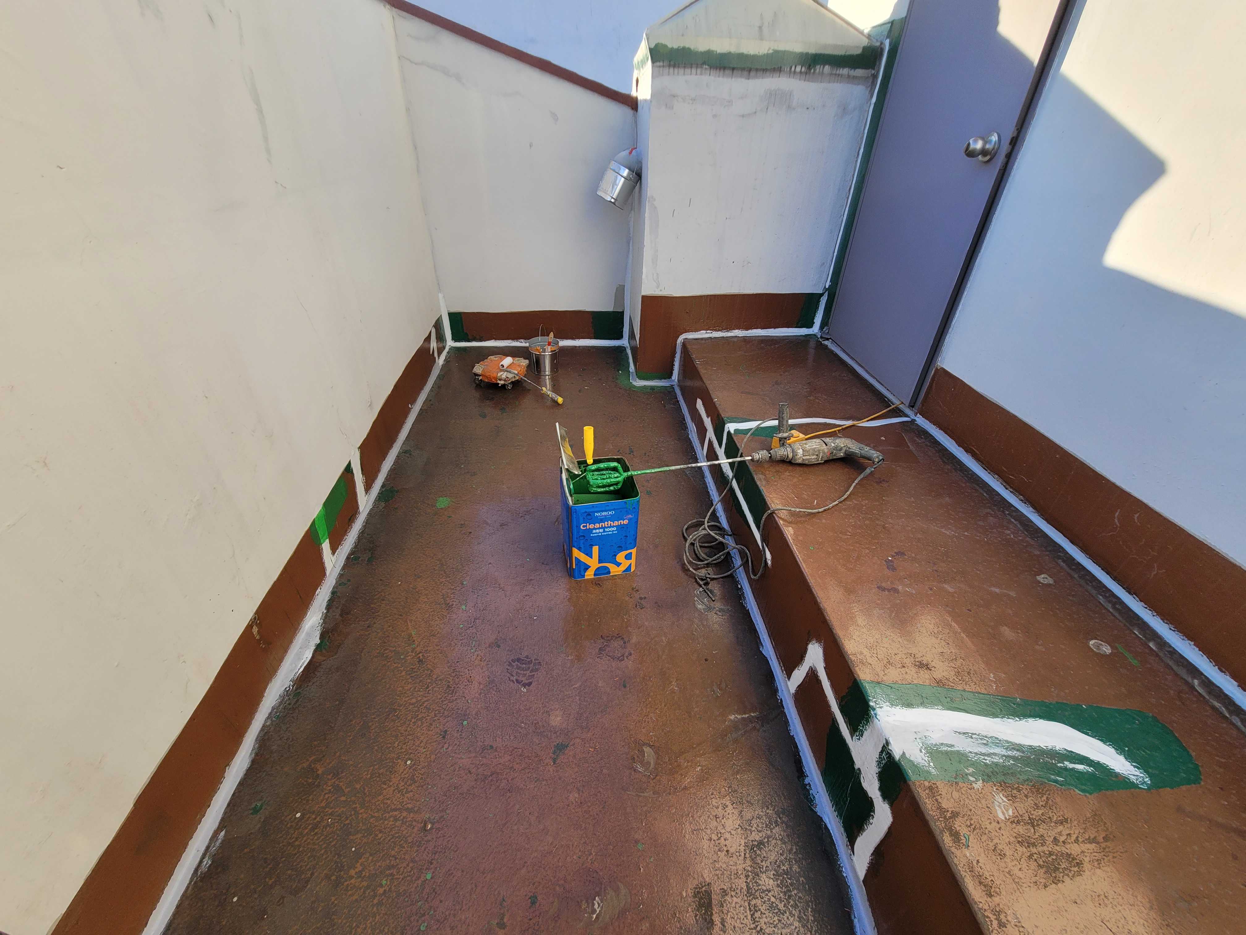 풍림아이원아파트 관리사무소 — 아파트 옥상