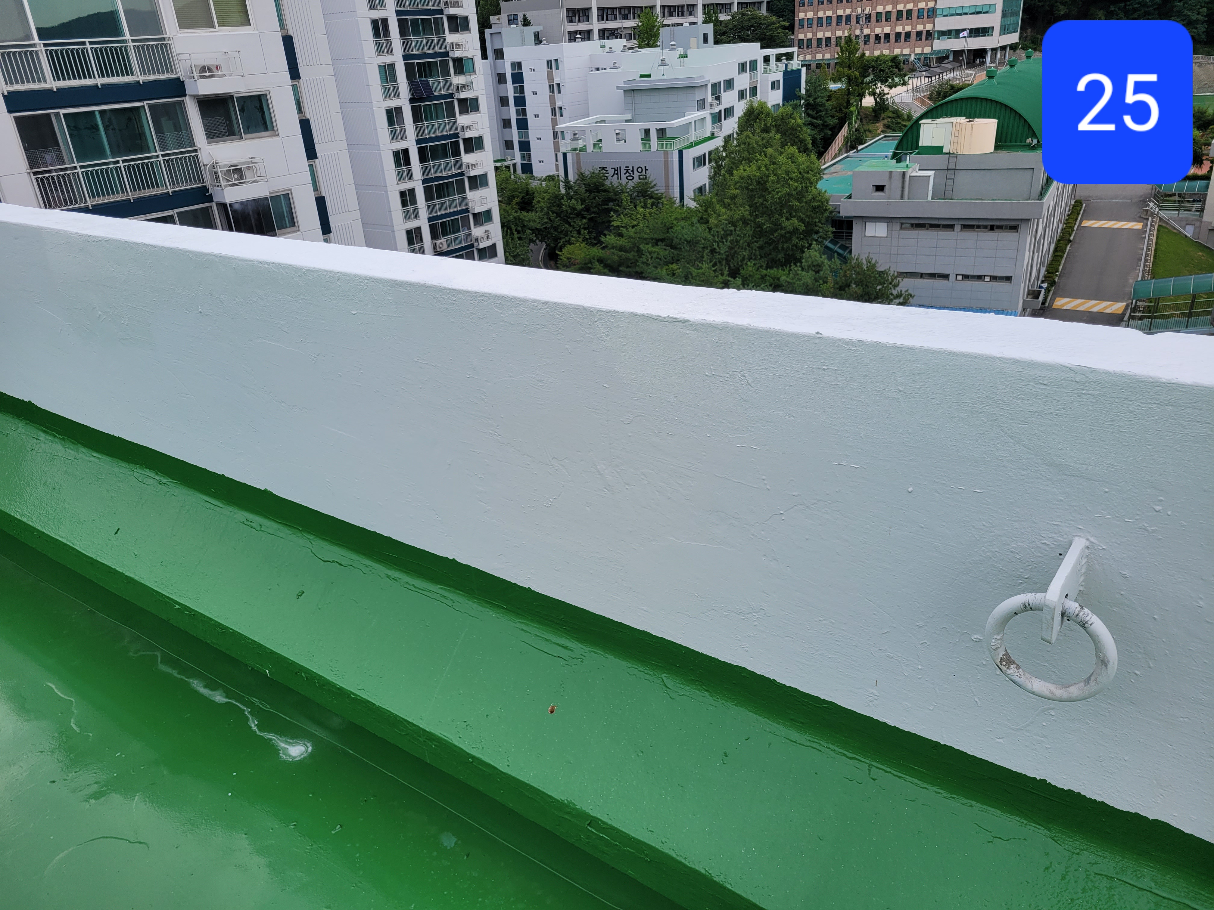 중계 청암3단지 아파트 — 아파트 도장