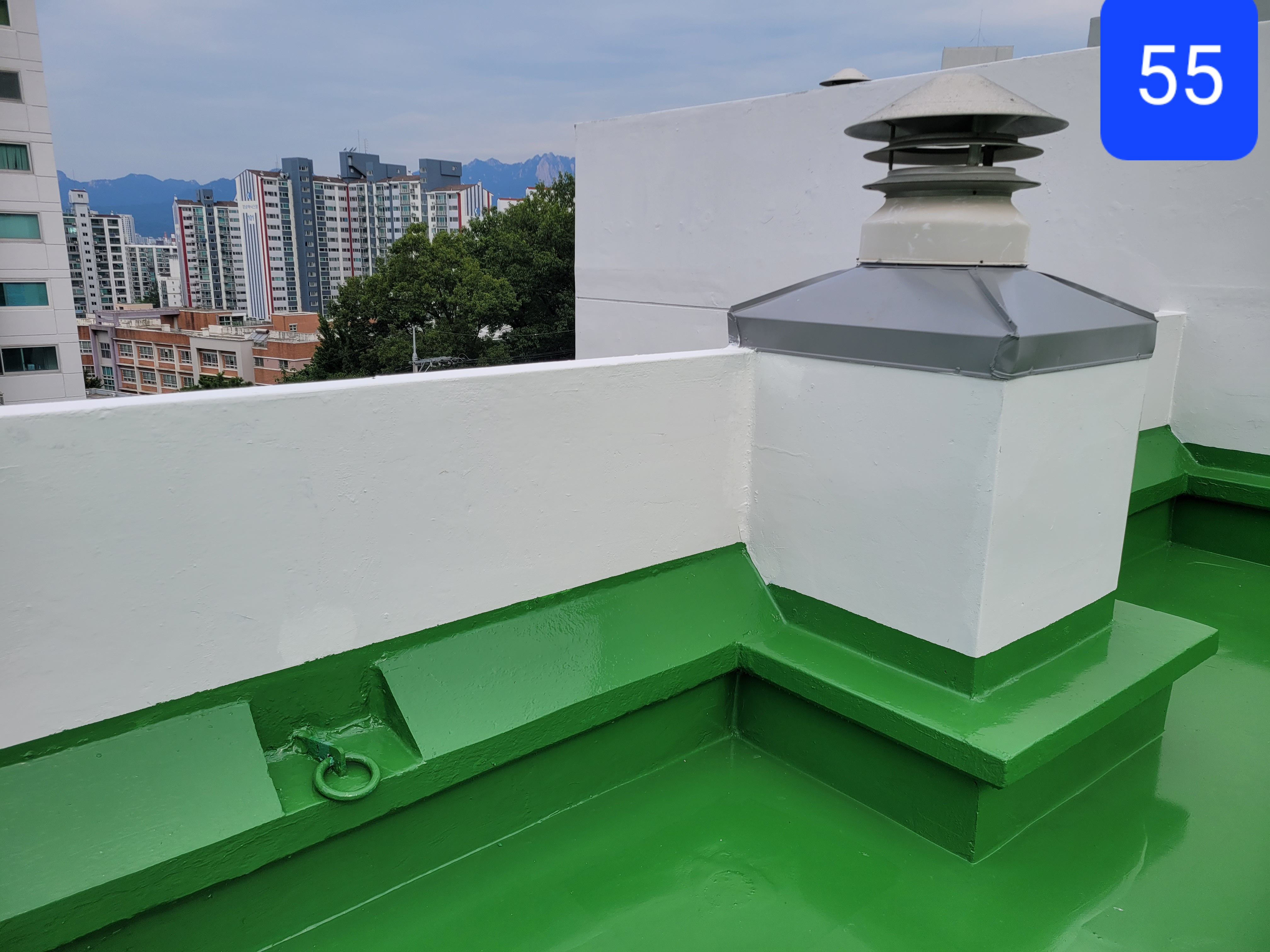 중계 청암3단지 아파트 — 아파트 도장