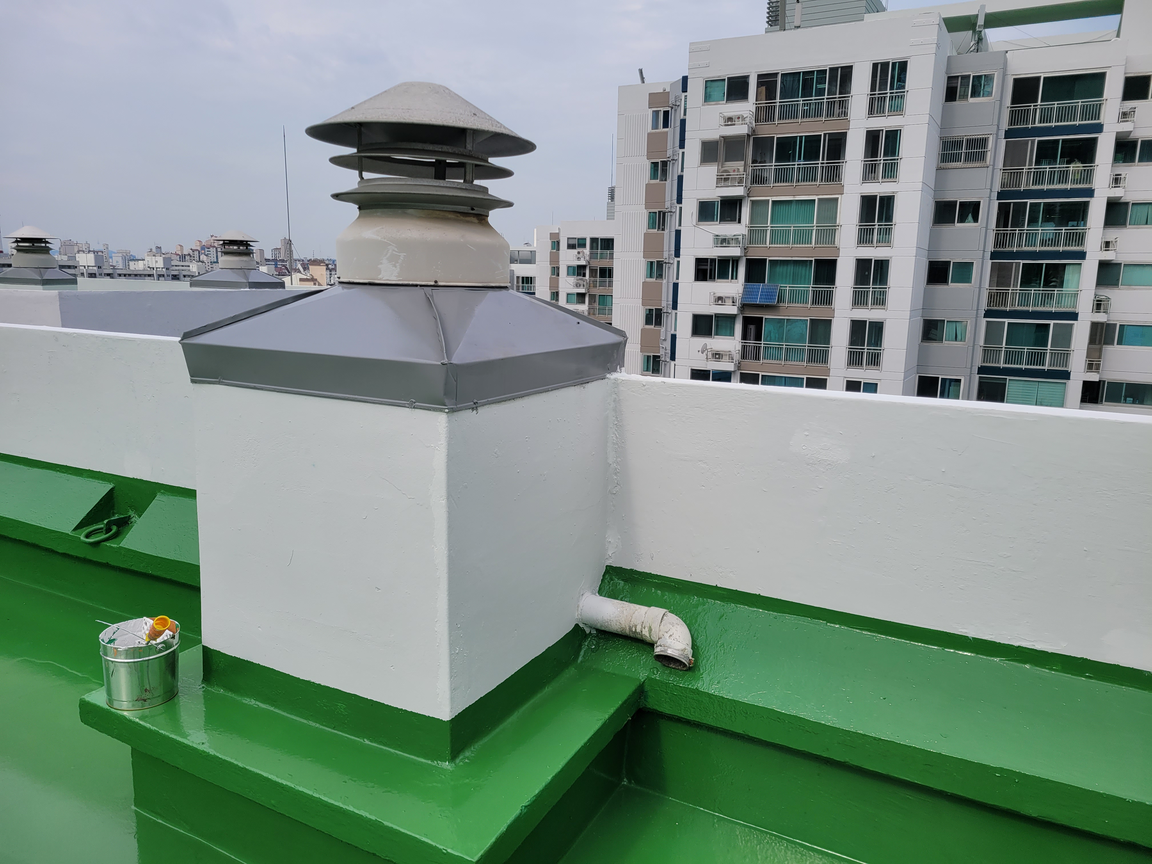 중계 청암3단지 아파트 — 아파트 도장