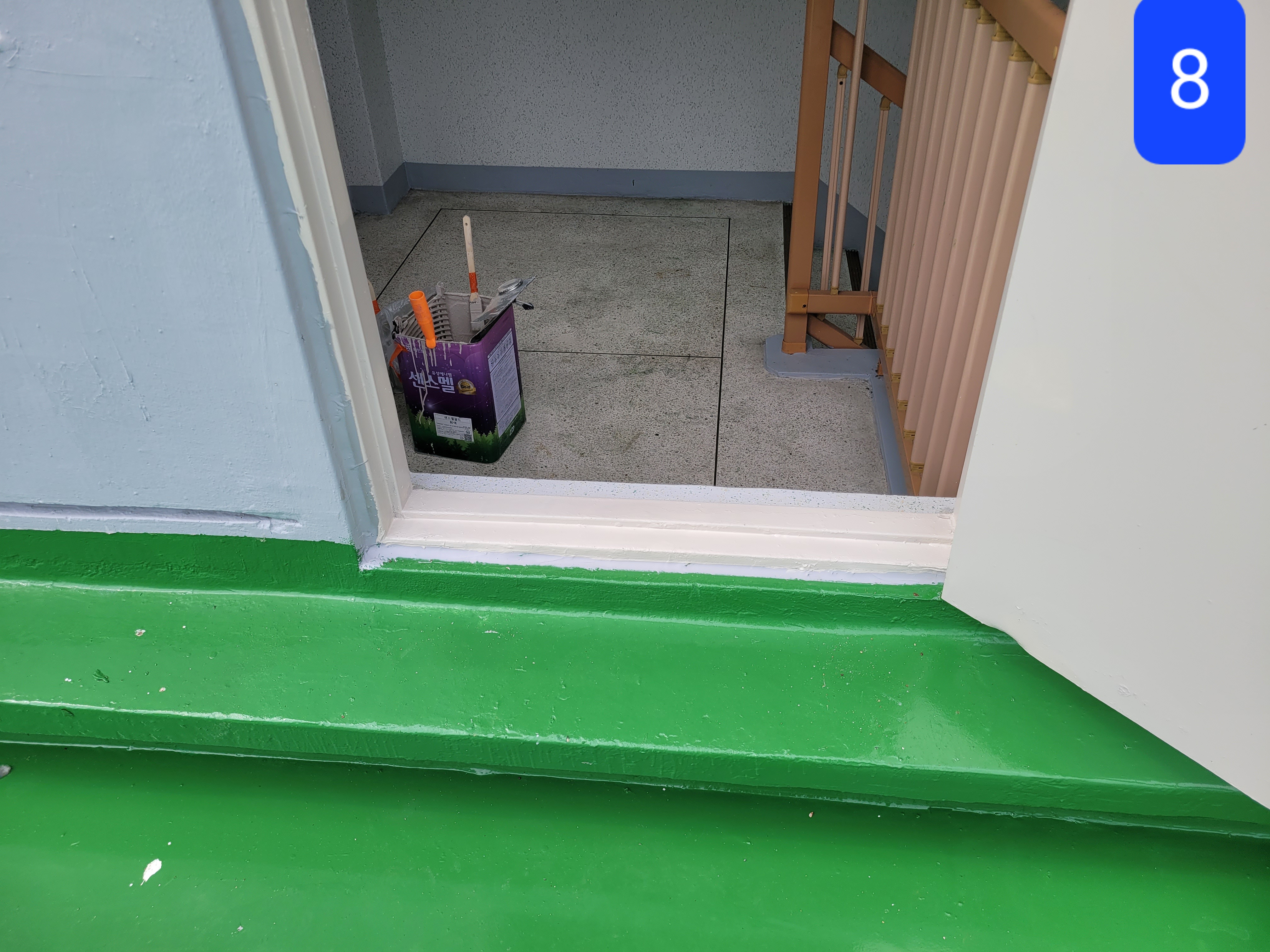 중계 청암3단지 아파트 — 아파트 도장