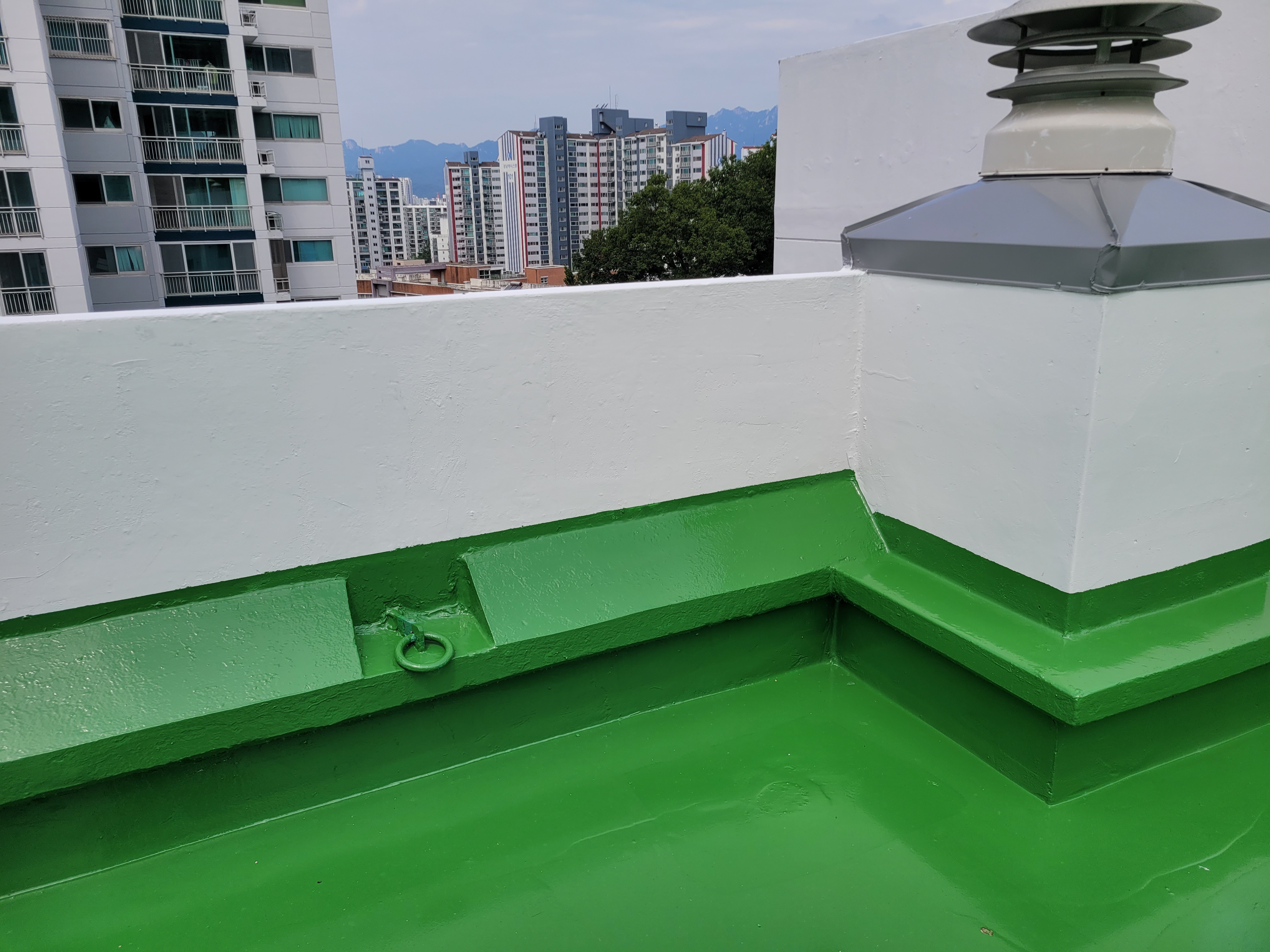 중계 청암3단지 아파트 — 아파트 도장