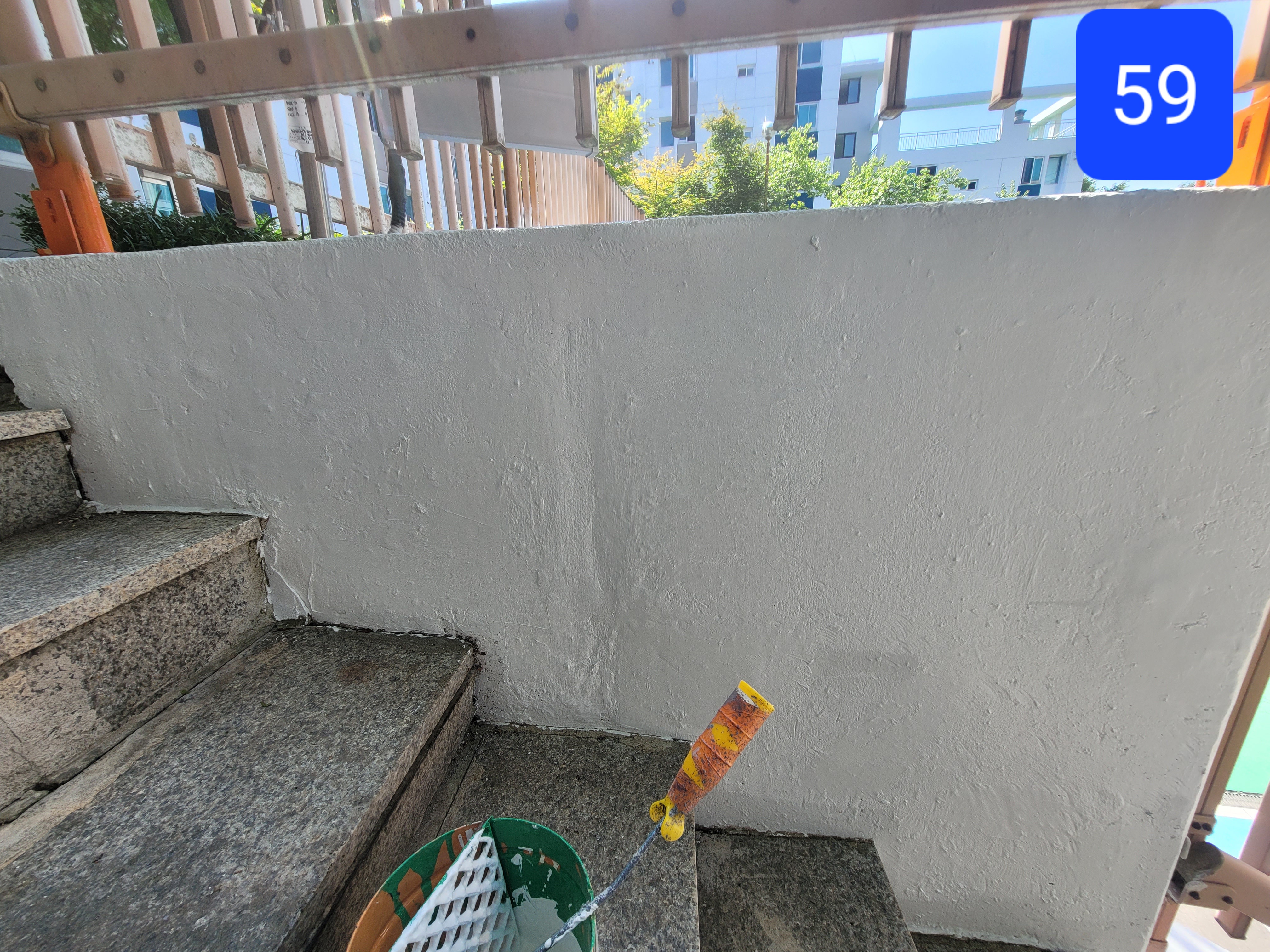 중계 청암3단지 아파트 — 아파트 도장